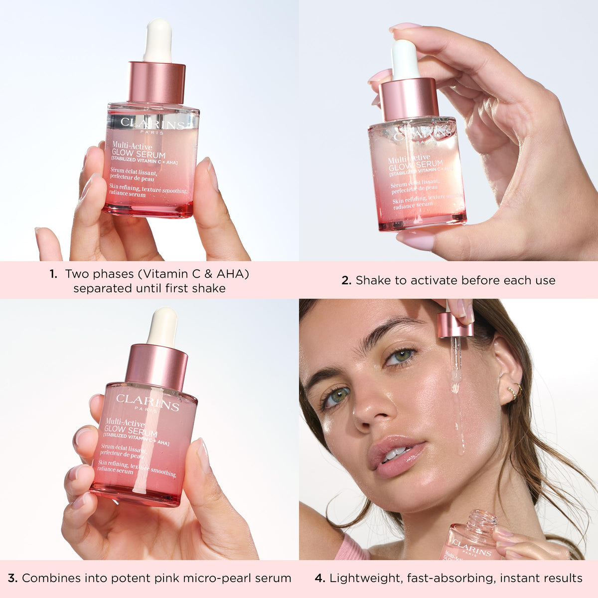 Clarins Multi Active Glow Brightening Serum with Vitamin C - Premium Selection Official Imagery - 8