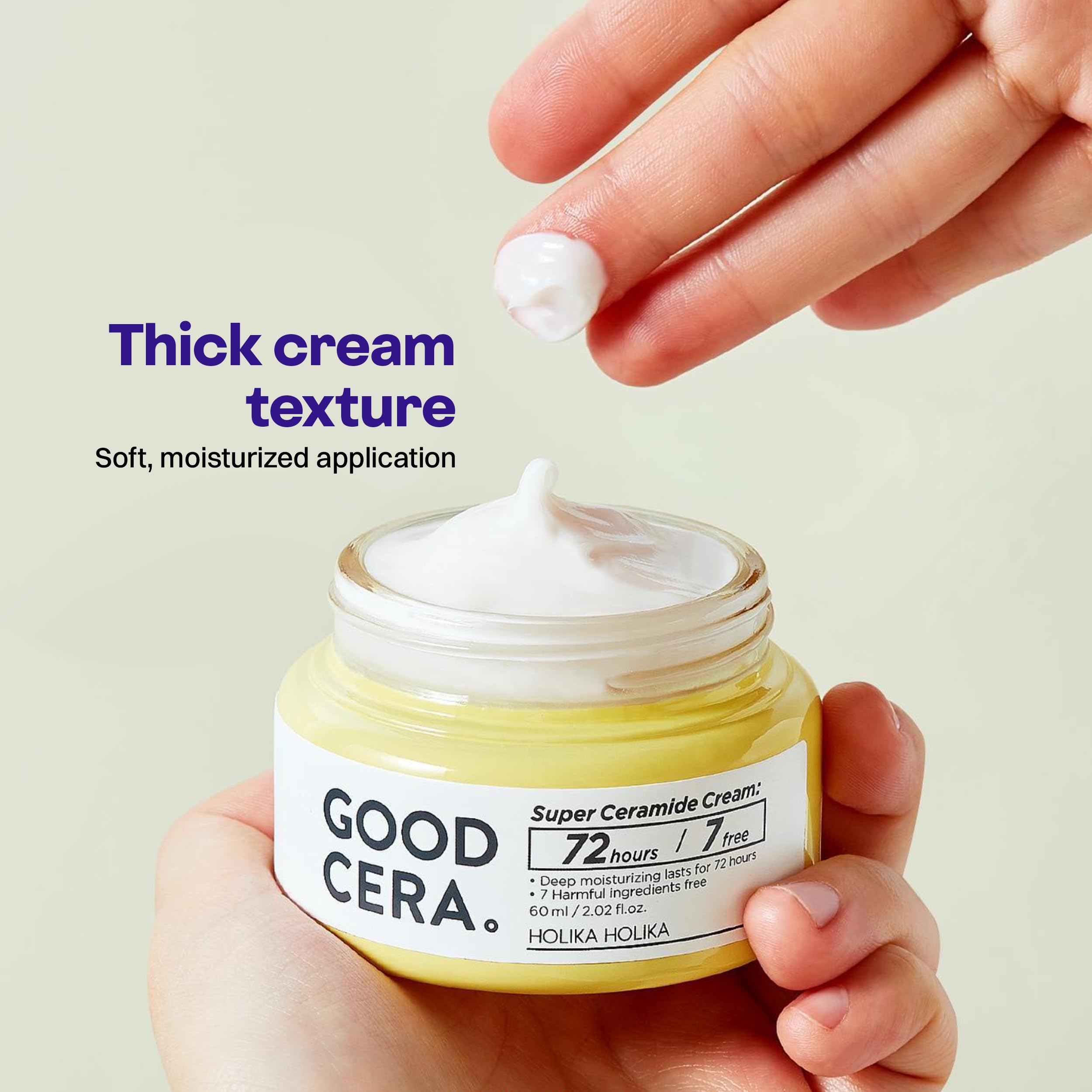 HOLIKA HOLIKA Good Cera Super Ceramide Cream - Soothing Facial Cream & Skin Moisturiz - HOLIKA HOLIKA Official Product View 8