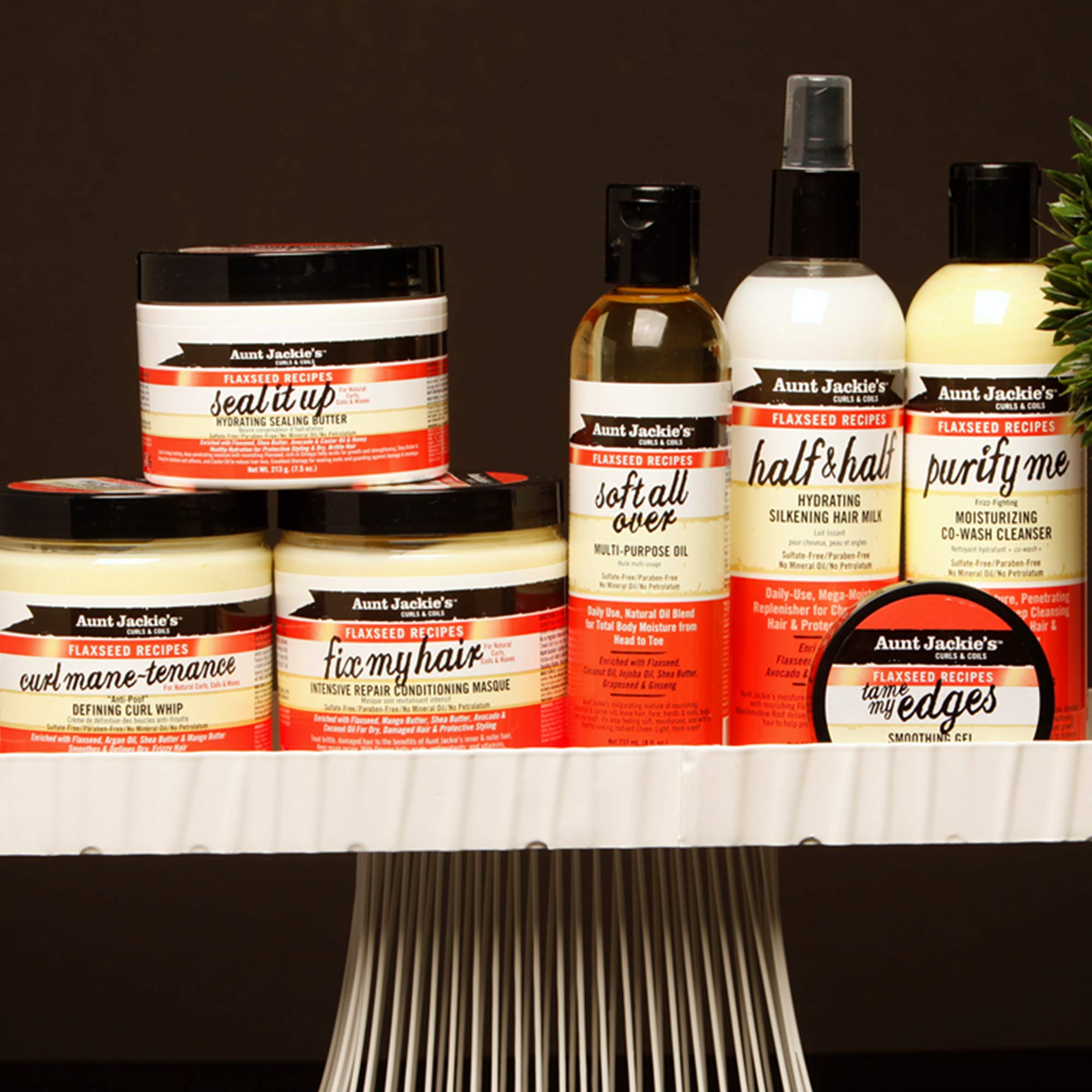 Aunt Jackie's Flaxseed Recipes Fix My Hair, Intensive Repair Conditioning - Aunt Jackie's Official Product View 5