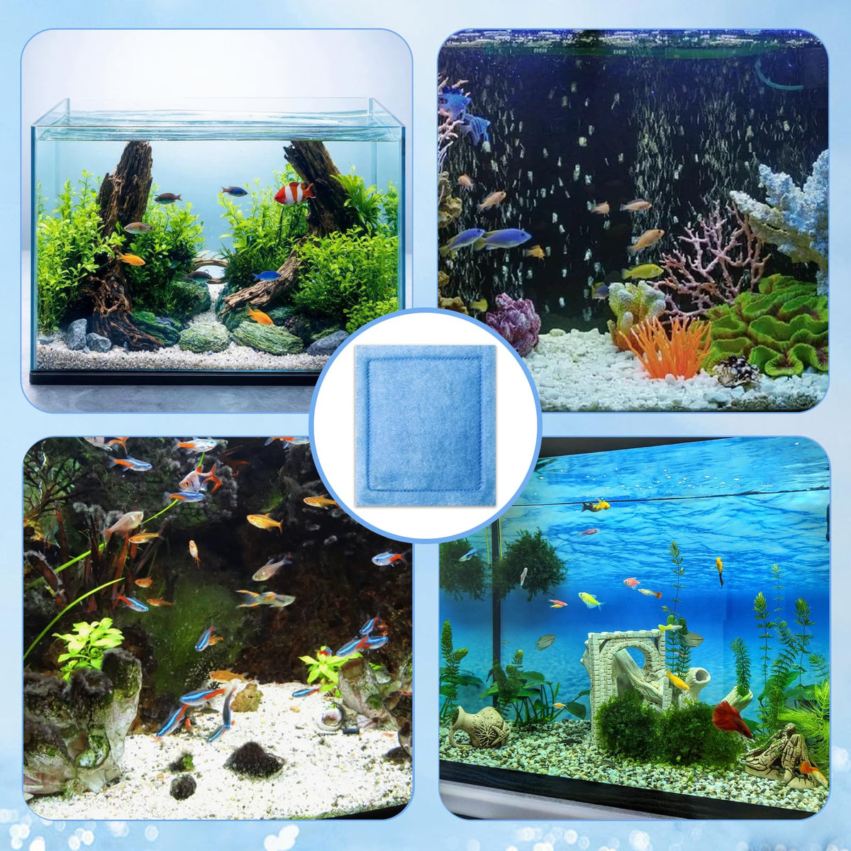 Aquarium Filter Cartridge Compatible with Aqua Tech 30 60 20 - Yonice Official Imagery - 8