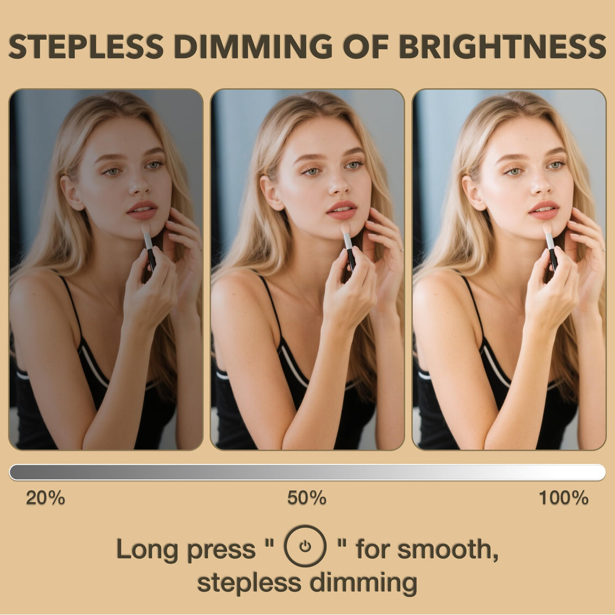12 13 9 Vanity Mirror with Lights LED Makeup Mirror - Shinerva Official Imagery - 5