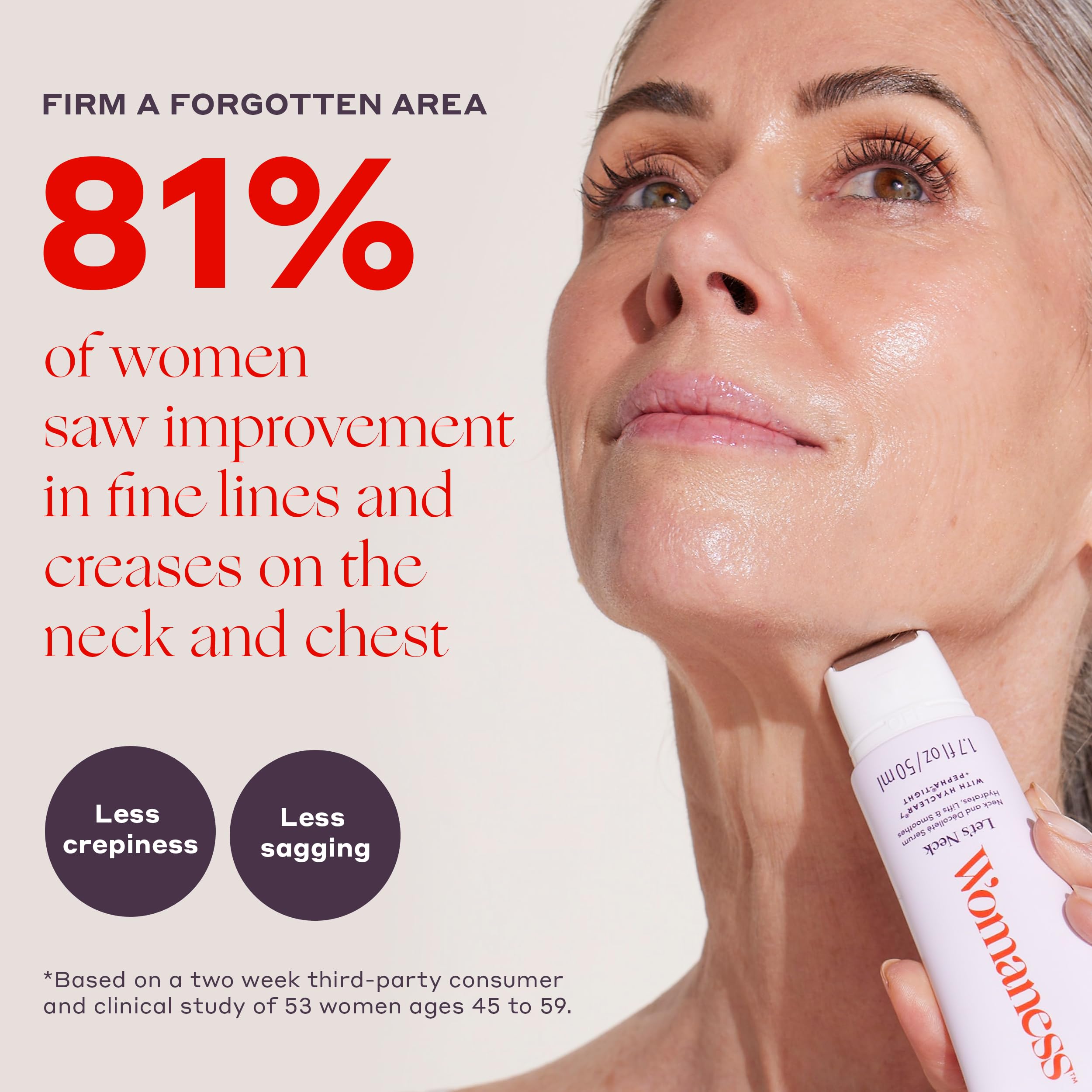 Womaness Let s Neck Serum for Neck Tightening and Lifting - Womaness Official Imagery - 3