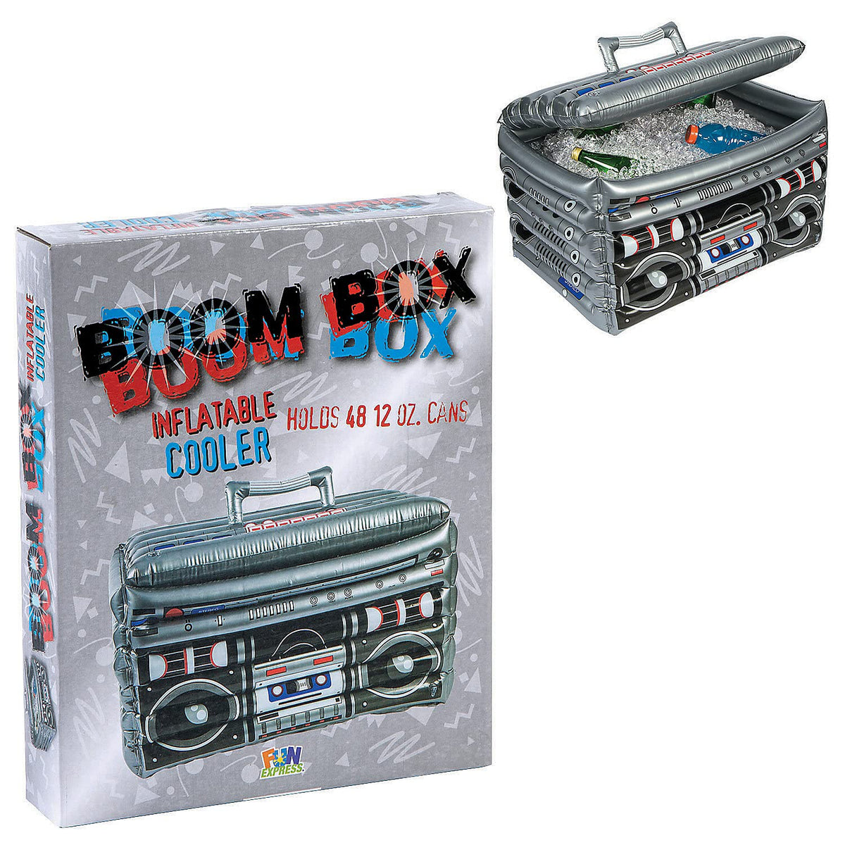 Inflatable Boombox Cooler - Fun Express Official Imagery - 1