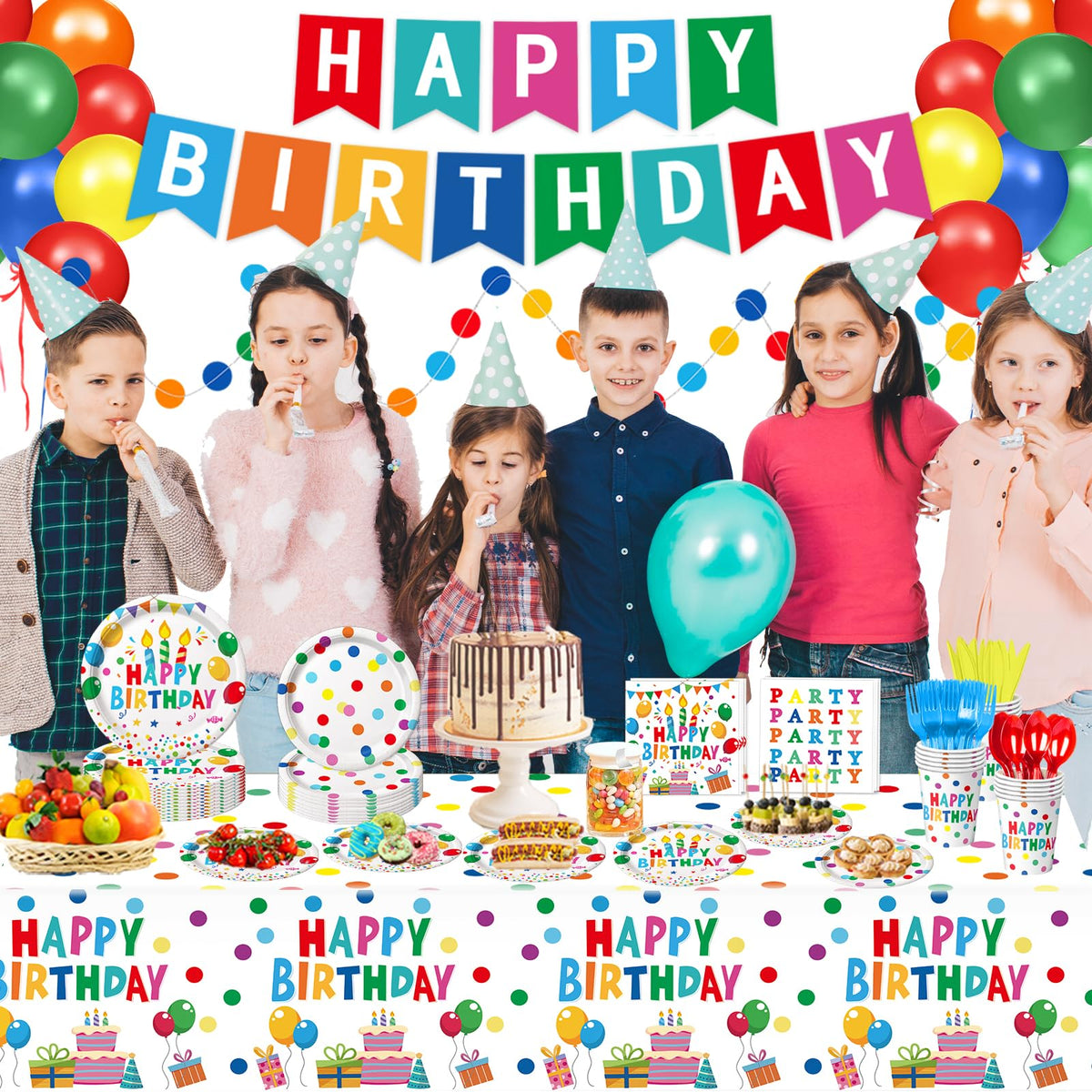 Happy Birthday Decorations - LINHAXM Official Imagery - 7