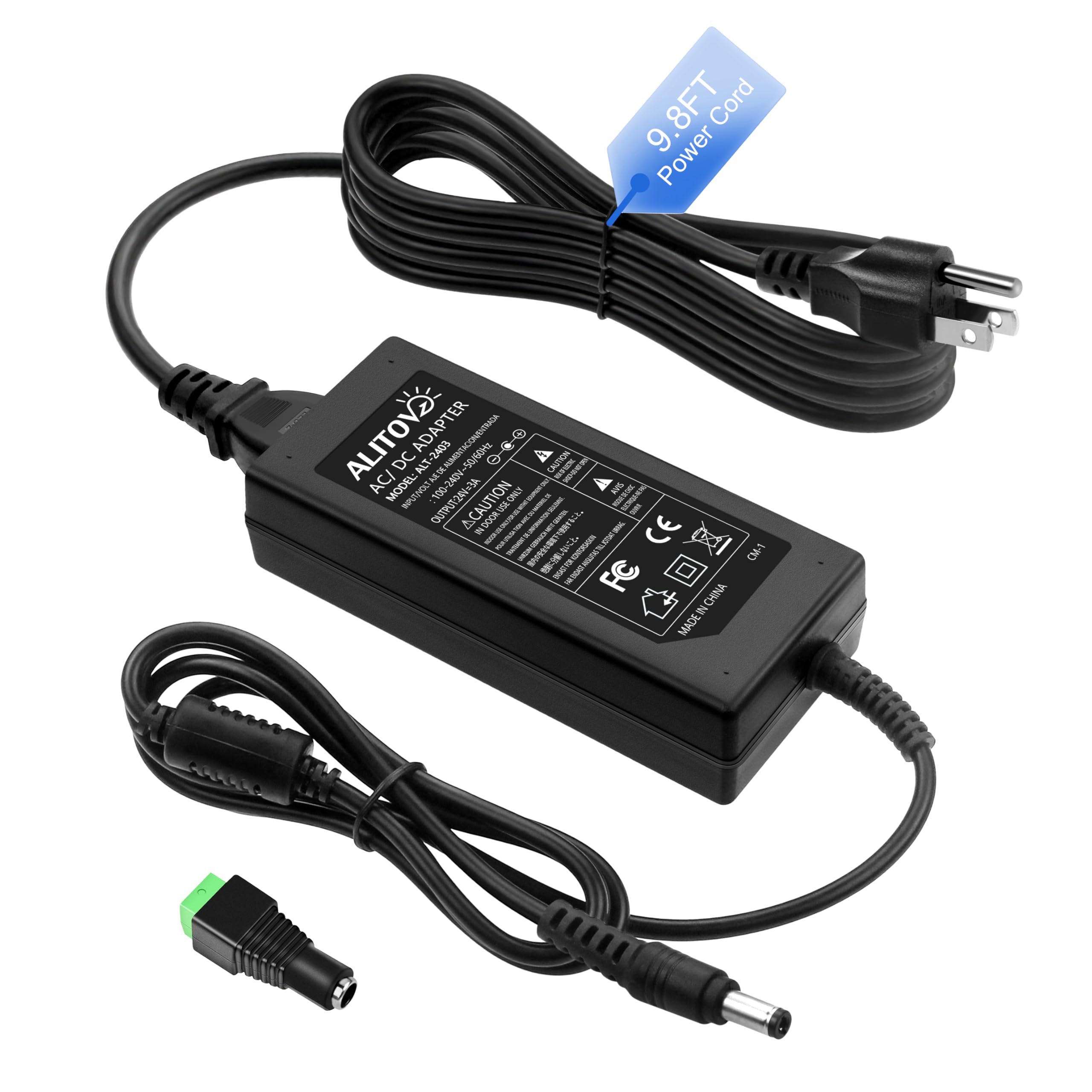ALITOVE 24V 3A 72W AC to DC Adapter Power Supply Converter AC 100 - ALITOVE Official Product View 8