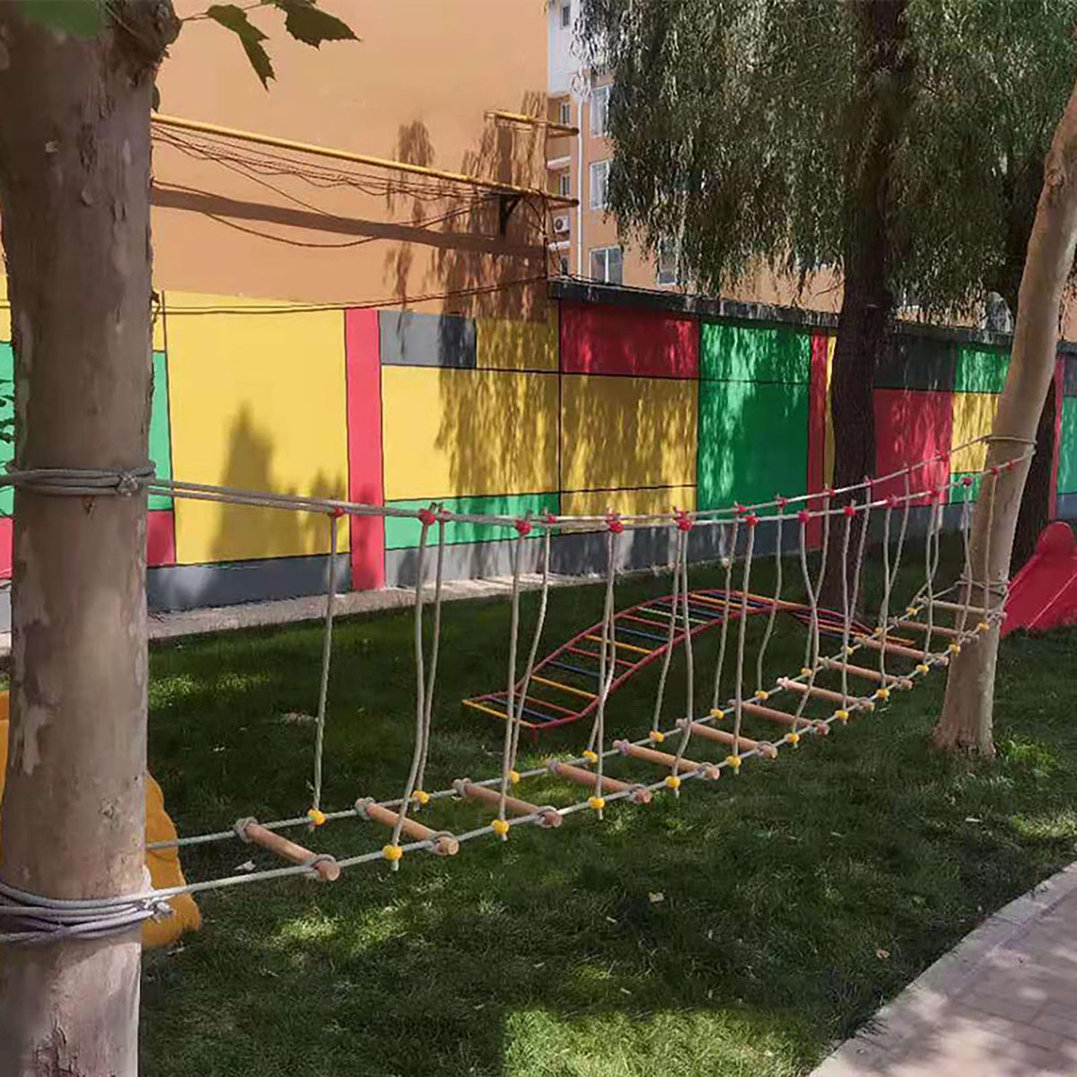 HAZEK Kindergarten Outdoor Bridge Children s Sports Fitness - HAZEK Official Imagery - 7