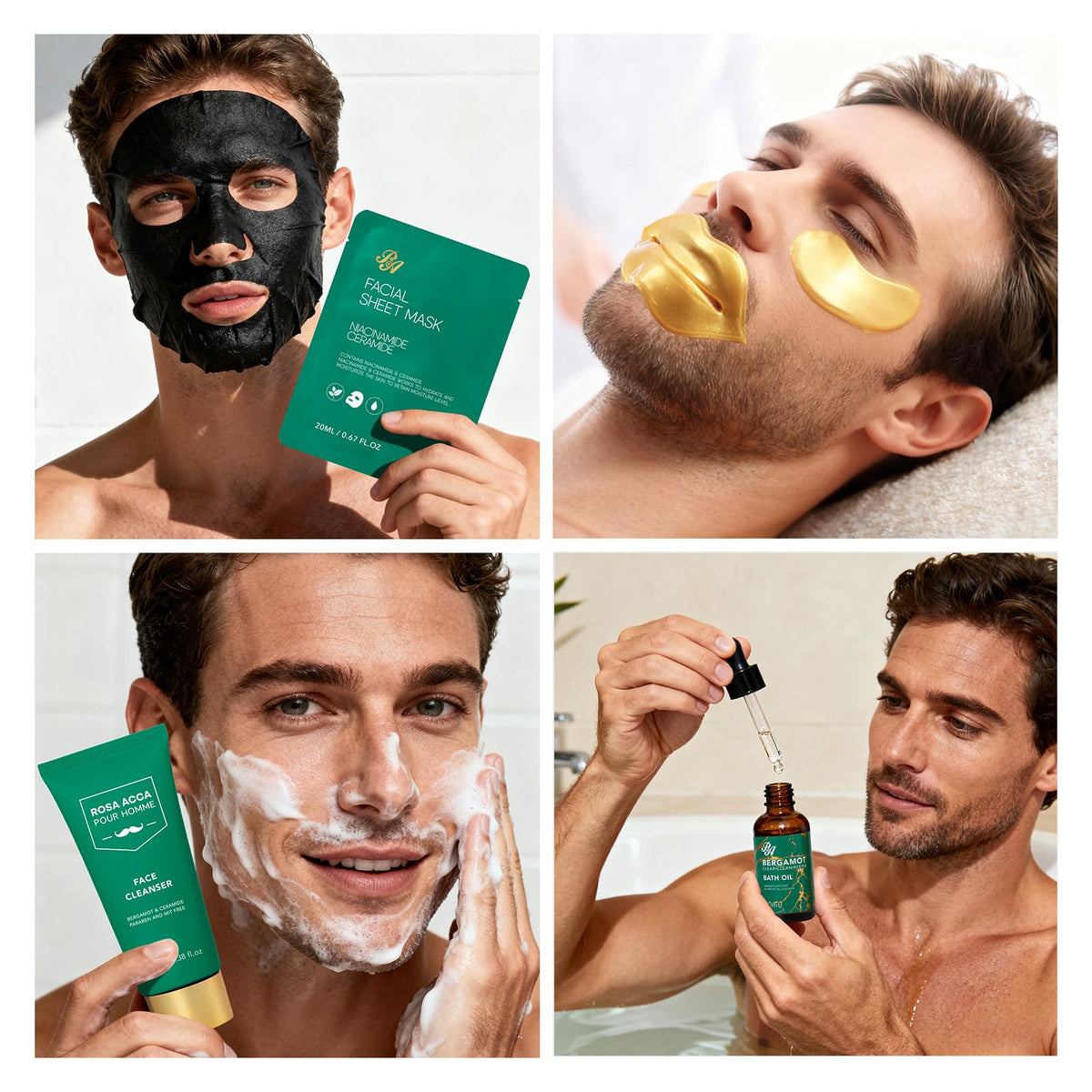 30 pcs Father s Day Gifts Bergamot Facial Skin Care Set - RA ROSA ACCA Official Imagery - 7