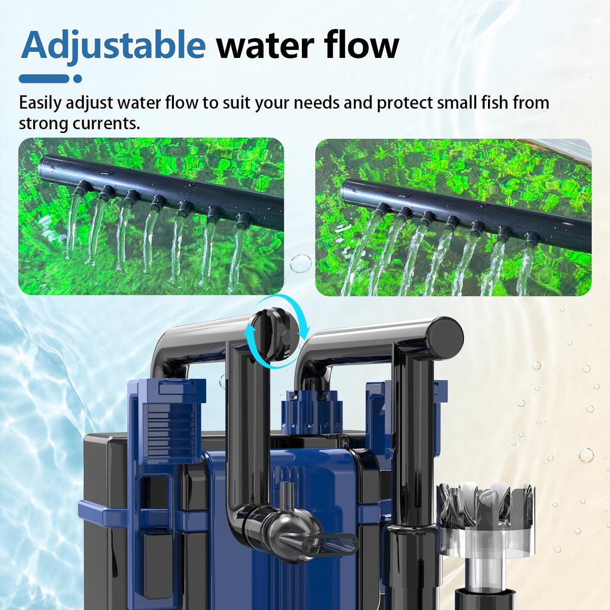Three seconds Quiet Hang on Back Aquarium Filter 10 35 - Three seconds Official Imagery - 4