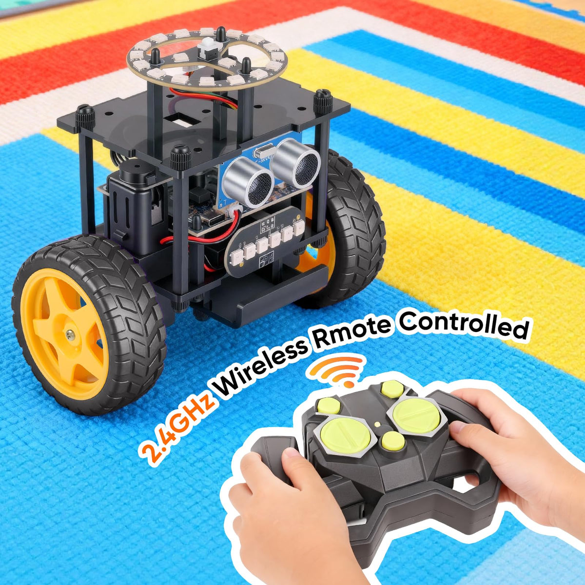 Smart Robot Car Kit Robotics for Kids Ages 8 12 12 16 - EggTailz Official Imagery - 7