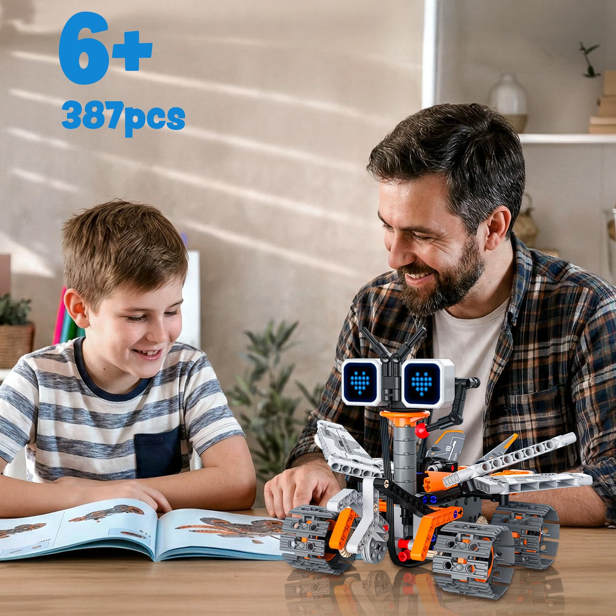STEM Robot Building Kit for Kids 8 12 5 in 1 App RC Toy - Aptrbg Official Imagery - 6