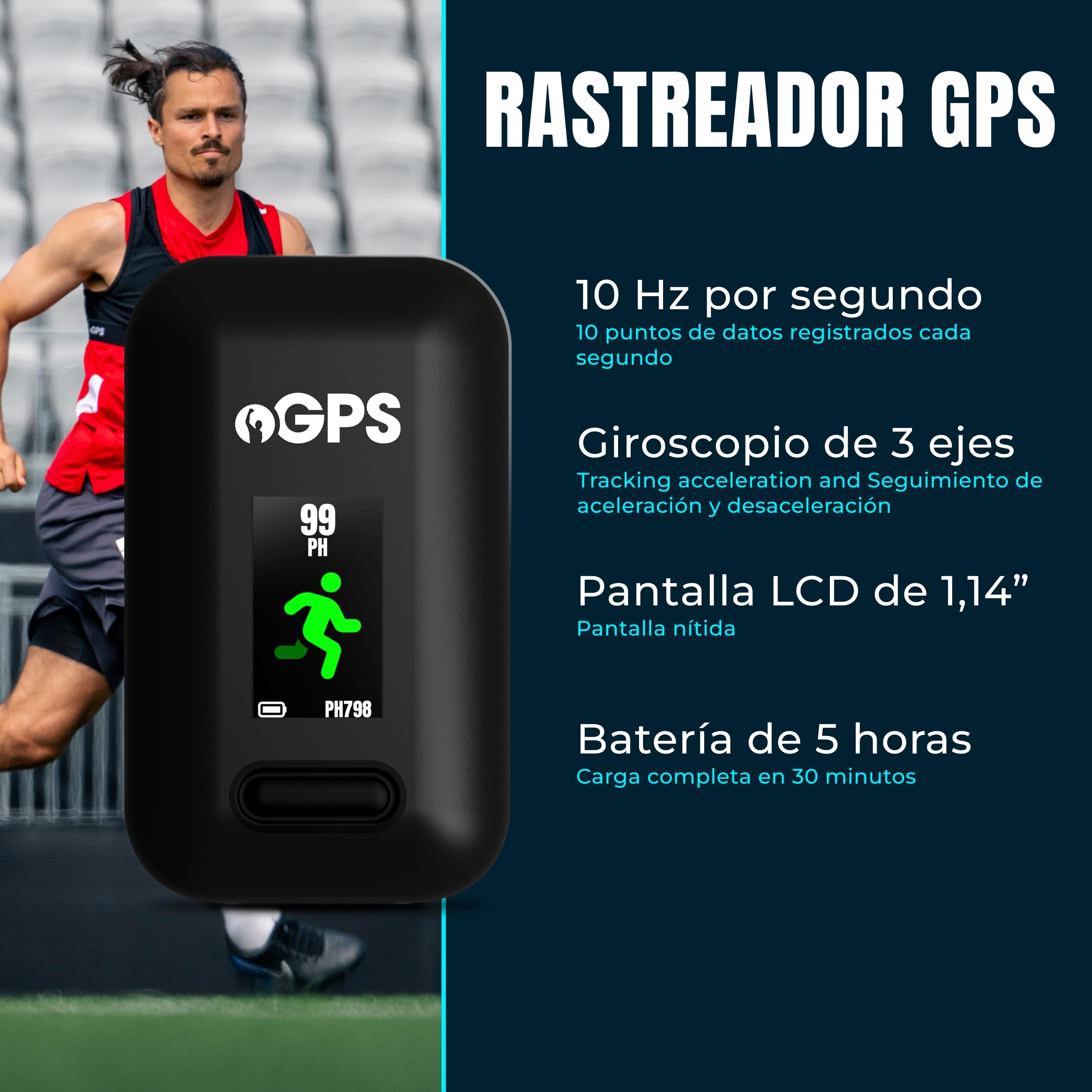 PitcheroGPS Soccer GPS Tracker Vest - 60 Days App Access Included - Pitchero Official Product View 7