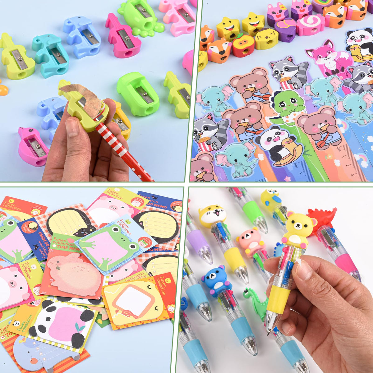Ulema 24 Pack Cute Cartoon Animal Stationery Set Birthday - Ulema Official Imagery - 4