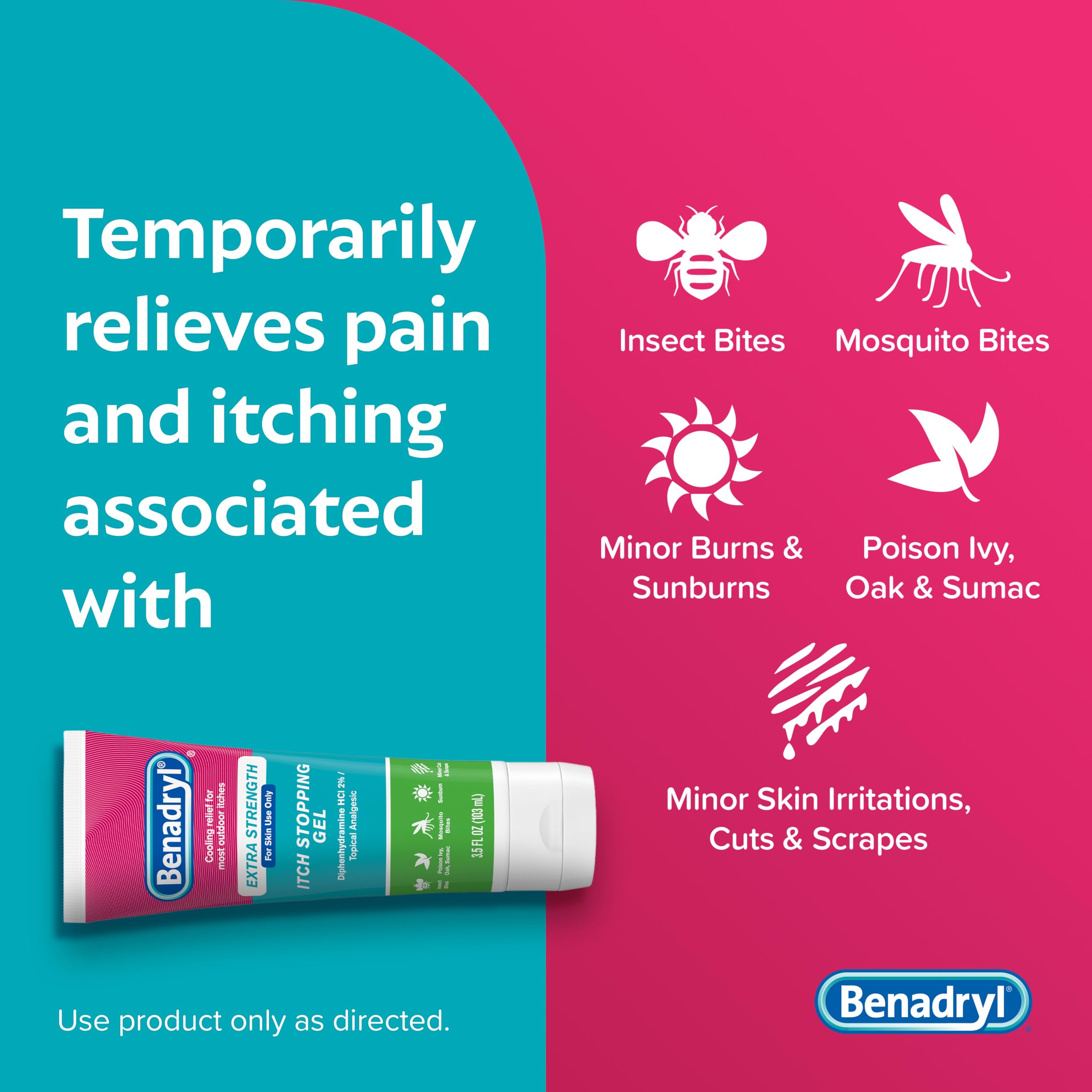 Benadryl Extra Strength Itch Relief Gel 3.5 fl oz