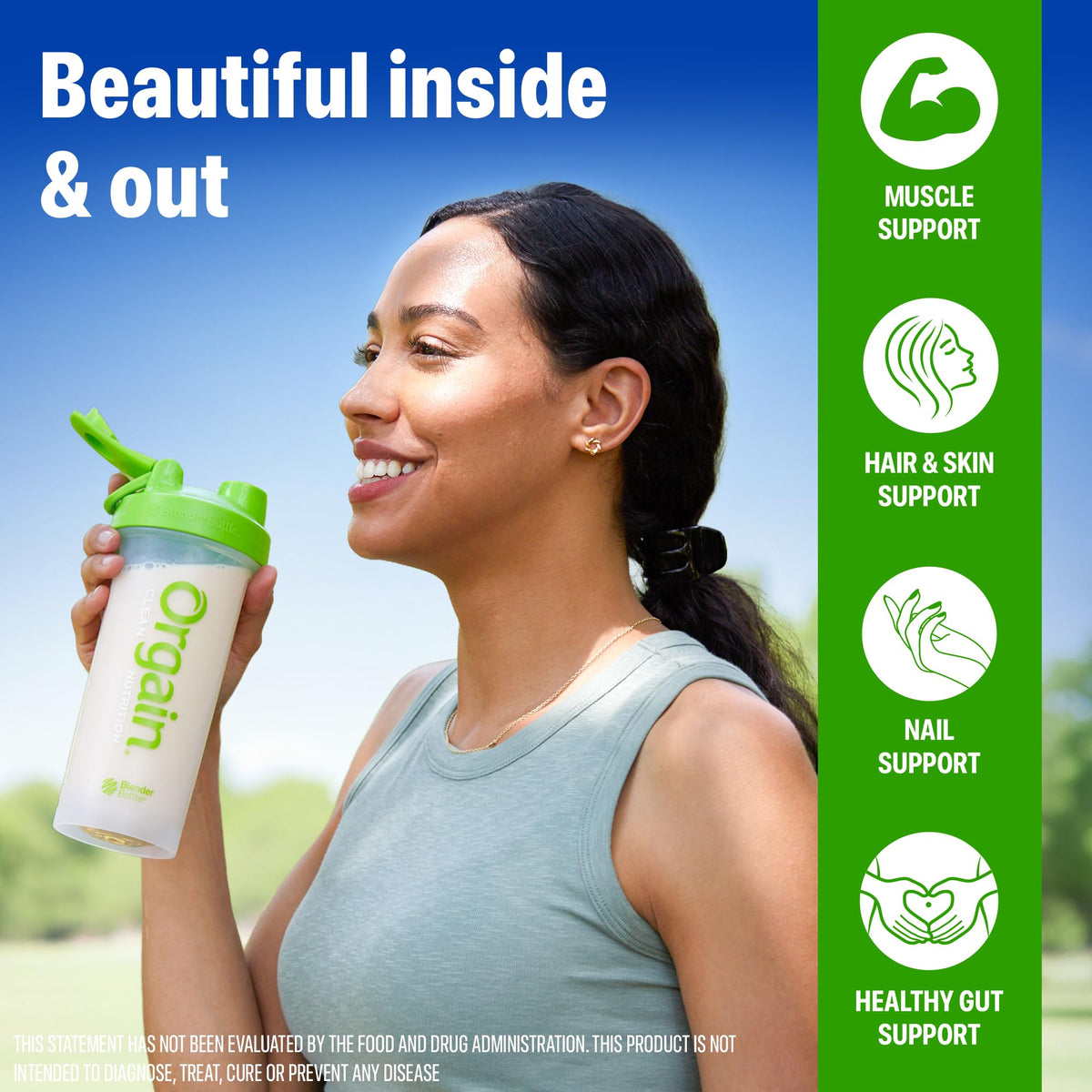 Orgain Organic 25g Protein 10g Collagen Powder Vanilla Bean - Orgain Official Imagery - 8