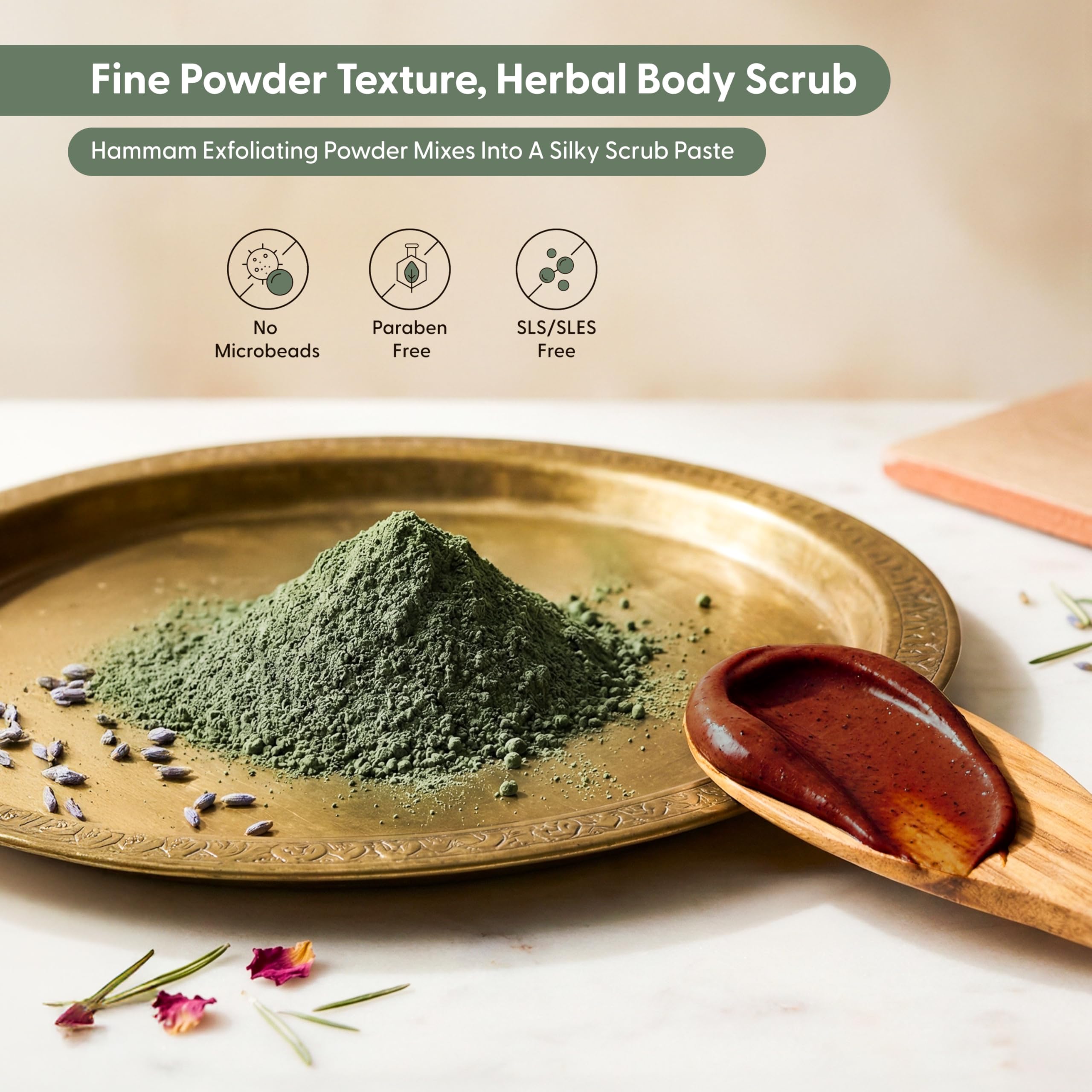 Argaviva Moroccan Tebrima Herbal Exfoliating Body Scrub Powder - Natural Body - Argaviva Official Product View 7