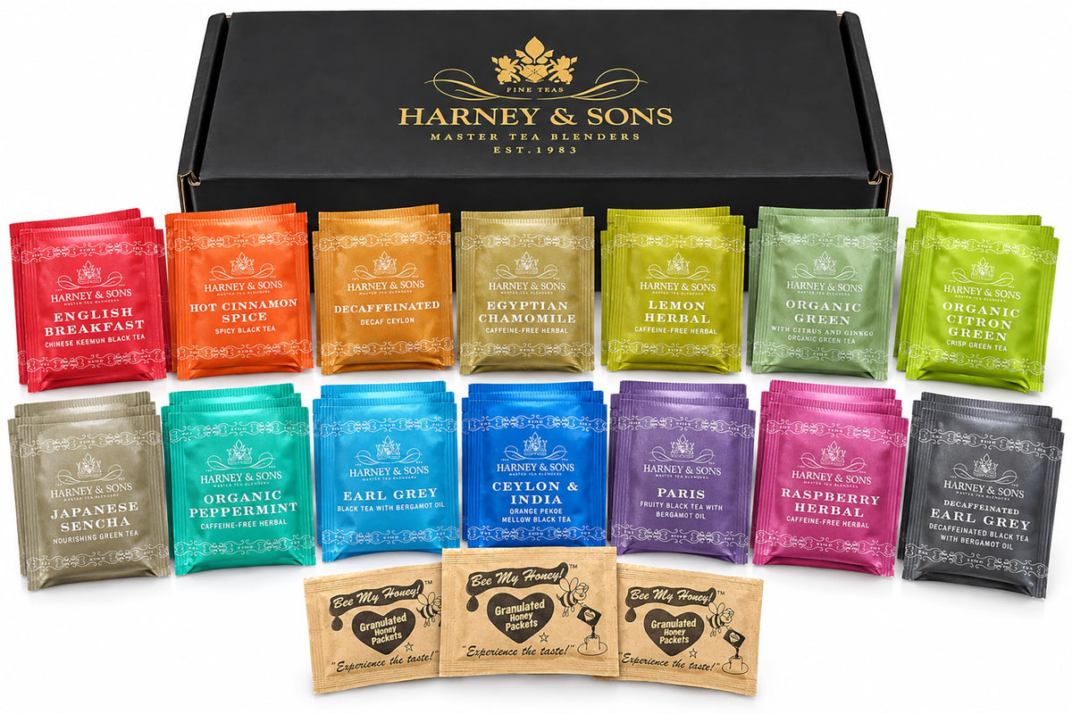 Harney Sons Assorted Tea Bag Sampler 70 Count Bundle Great - Harney & Sons Official Imagery - 4