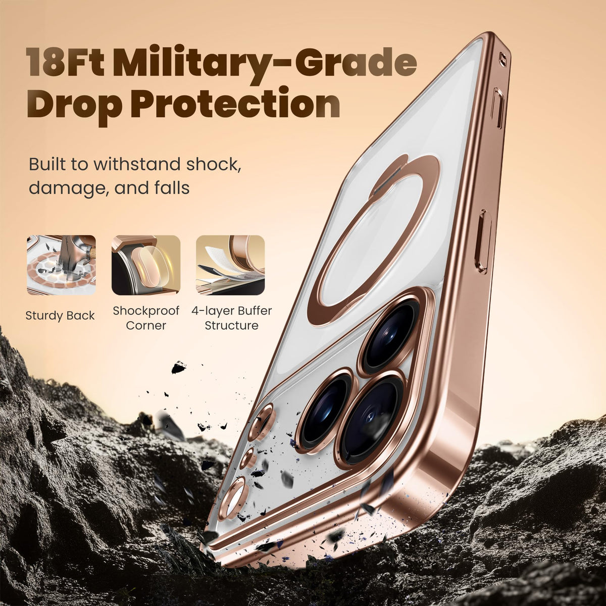 GolbinBox for iPhone 17 Pro Case with 360 Spin Magnetic - GolbinBox Official Imagery - 8