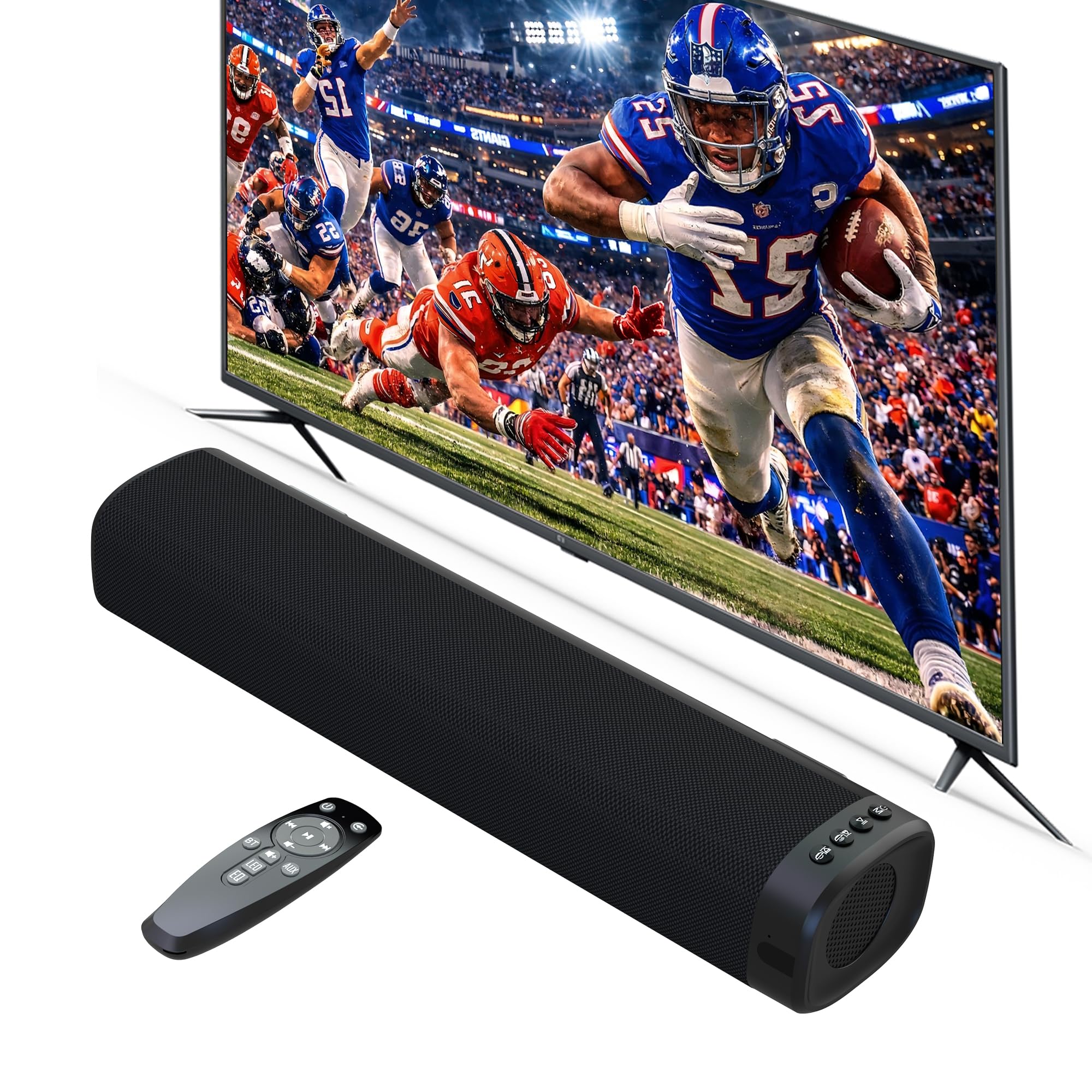 Jierben Sound Bar – 50W, Sound Bar for Smart TV, Sound Bar with B by Jierben - Angle View 1