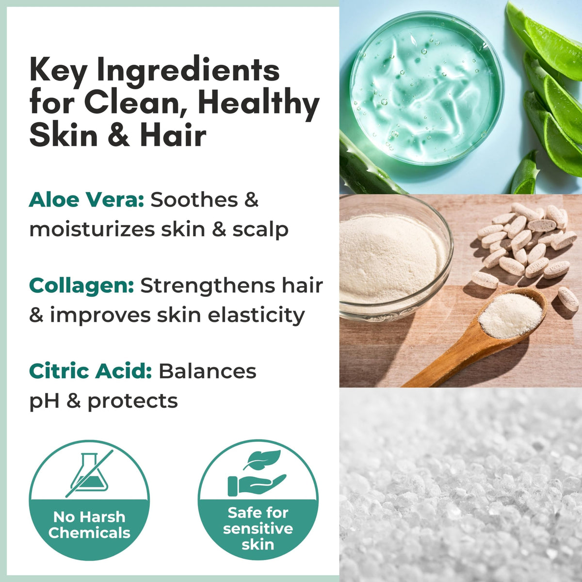 Nurture Rinse Free Body Wash Shampoo Aloe Cleansing Foam - Nurture Valley Official Imagery - 7