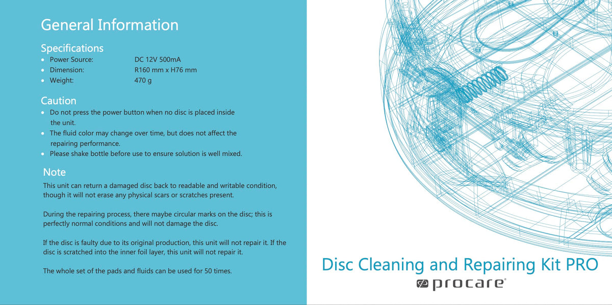 ProcareSelect Disc Cleaning and Repairing Kit PRO - JAMNOLA Official Imagery - 6