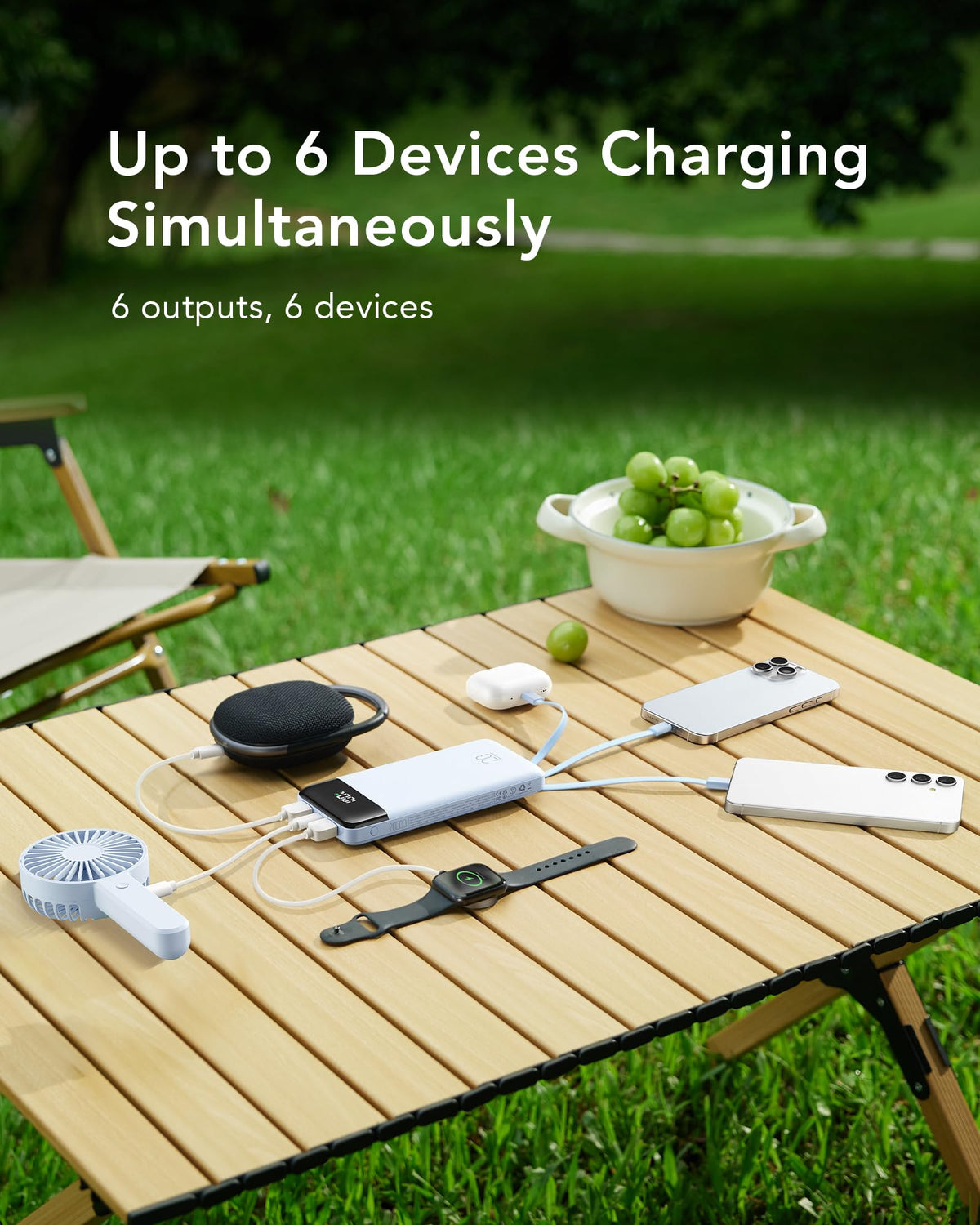 charmast Portable Charger Built in Cables 20000mAh Power - charmast Official Imagery - 4