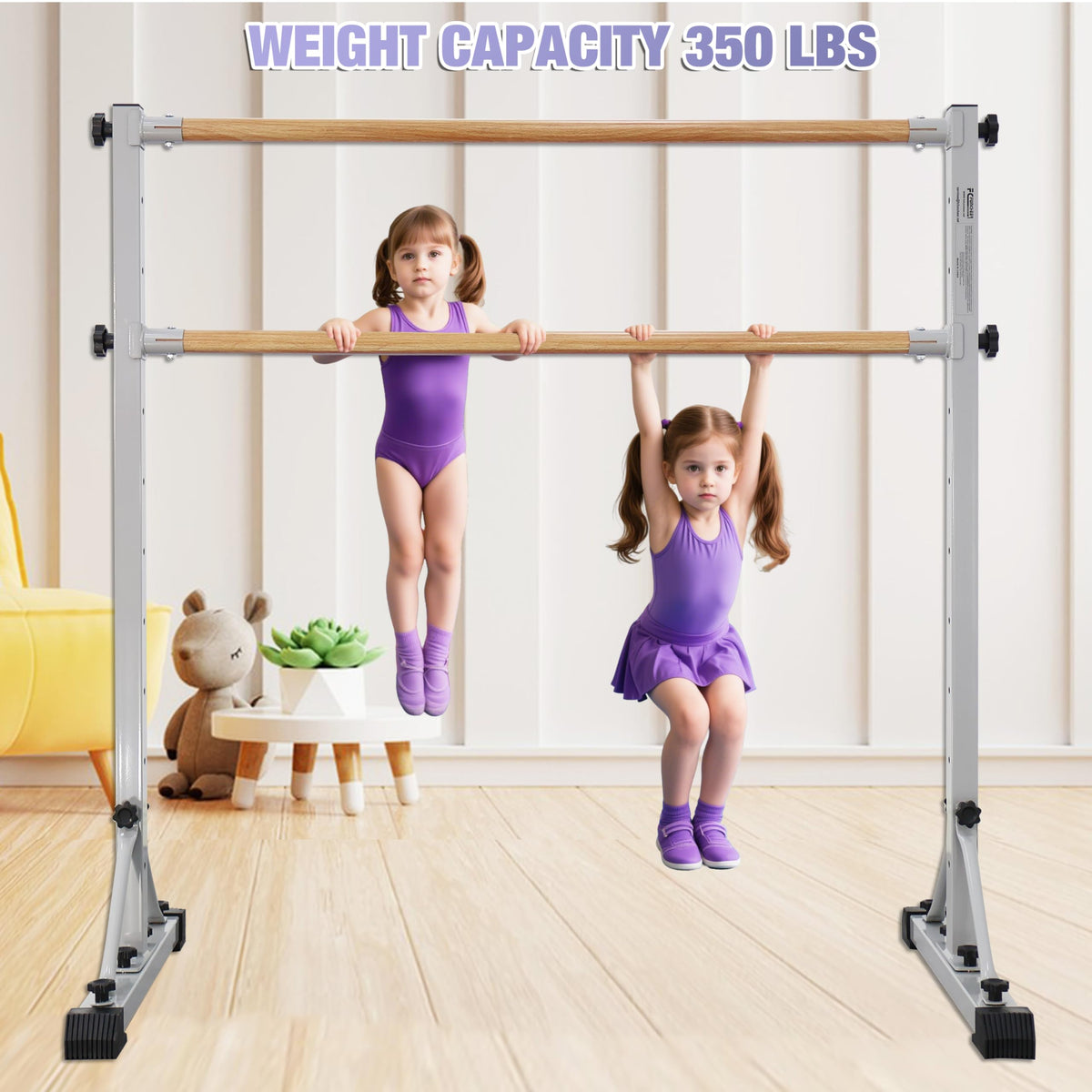 Adjustable Ballet Barre Portable Dance bar Fitness Equipment - FC FUNCHEER Official Imagery - 6