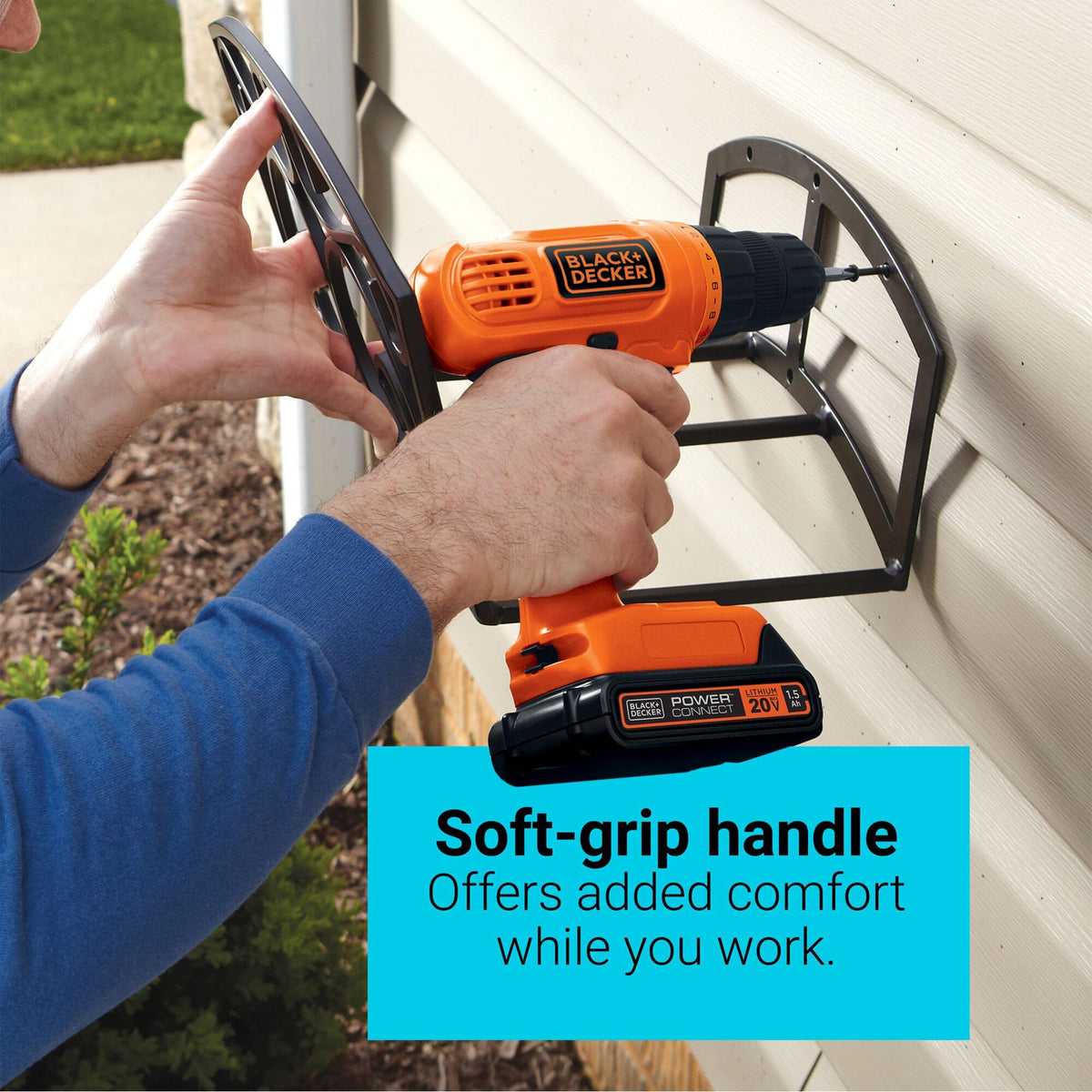 BLACK DECKER 20V MAX POWERCONNECT Power Drill Cordless Drill - Premium Selection Official Imagery - 7
