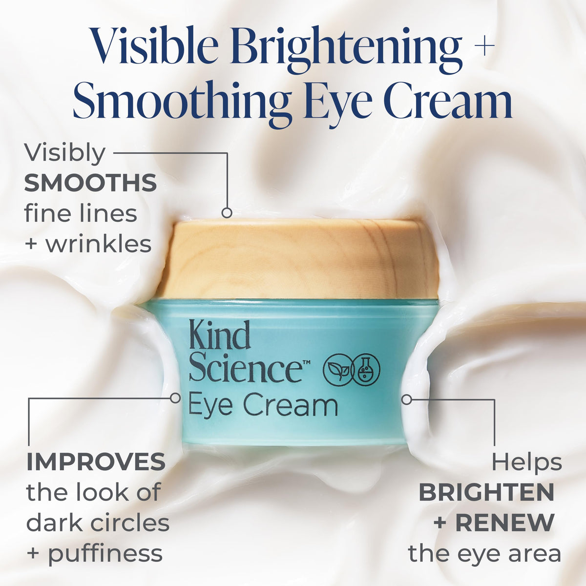 3 Piece Skin Care Set Gentle Cleanser Hydration Cream Eye - Kind Science Official Imagery - 5