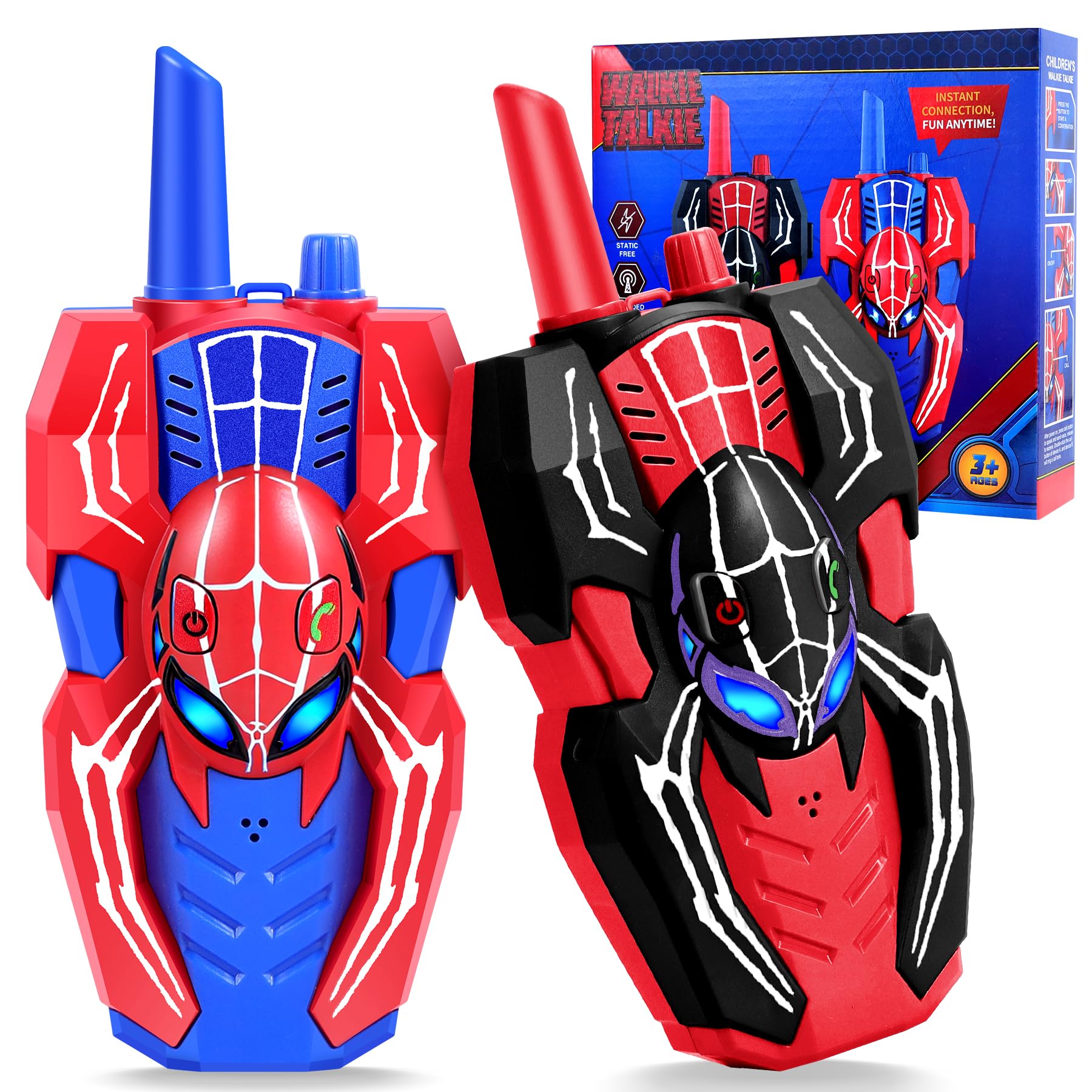 Vvinca Spider Walkie Talkies for Kids Toys Ages 3 4 5 6 7 8 9 10 - Vvinca Official Product View 10