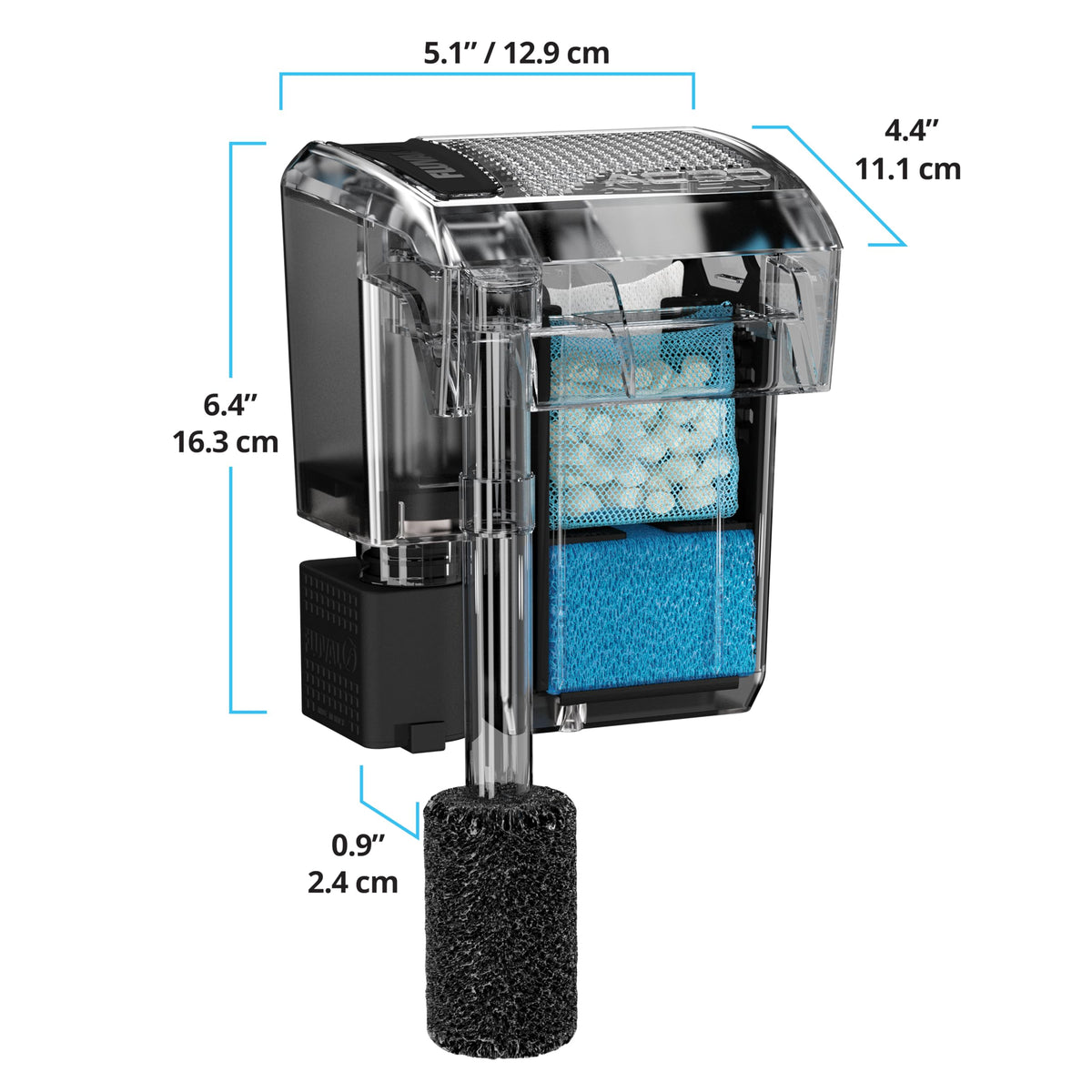 AC20 Power Filter 5 20 US Gal 18 76 L - Fluval Official Imagery - 3