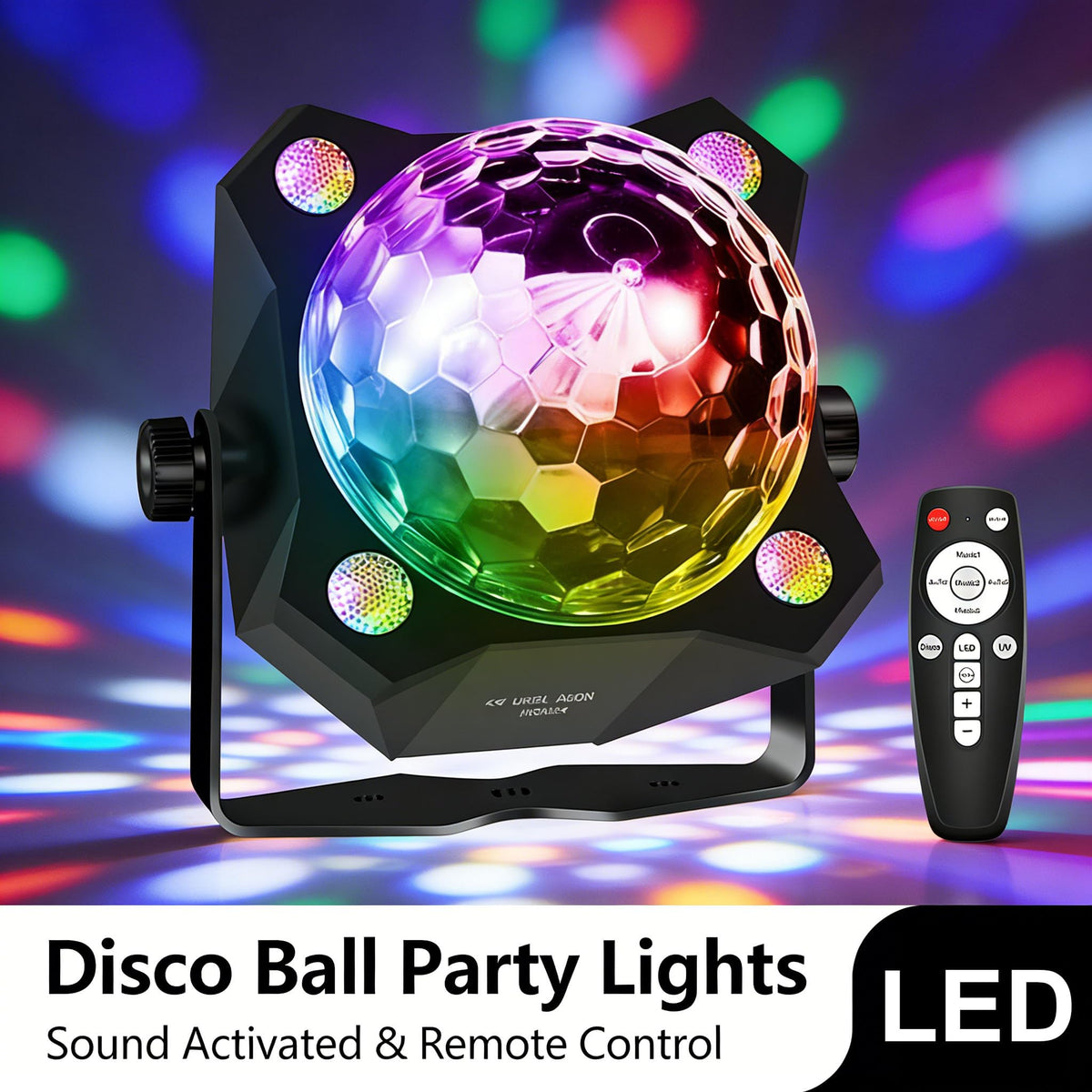 Party Lights Disco Ball Light LED 6 Color - XINGCHAOMING Official Imagery - 3