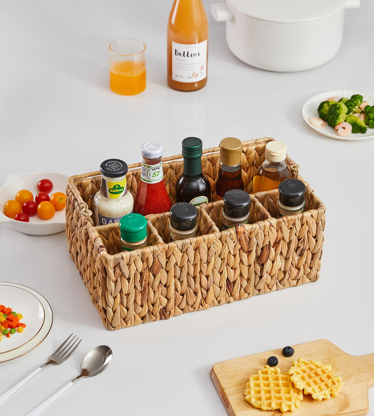 Berdeng Utensil Caddy Utensil Basket for Table Napkin and - Berdeng Official Imagery - 8
