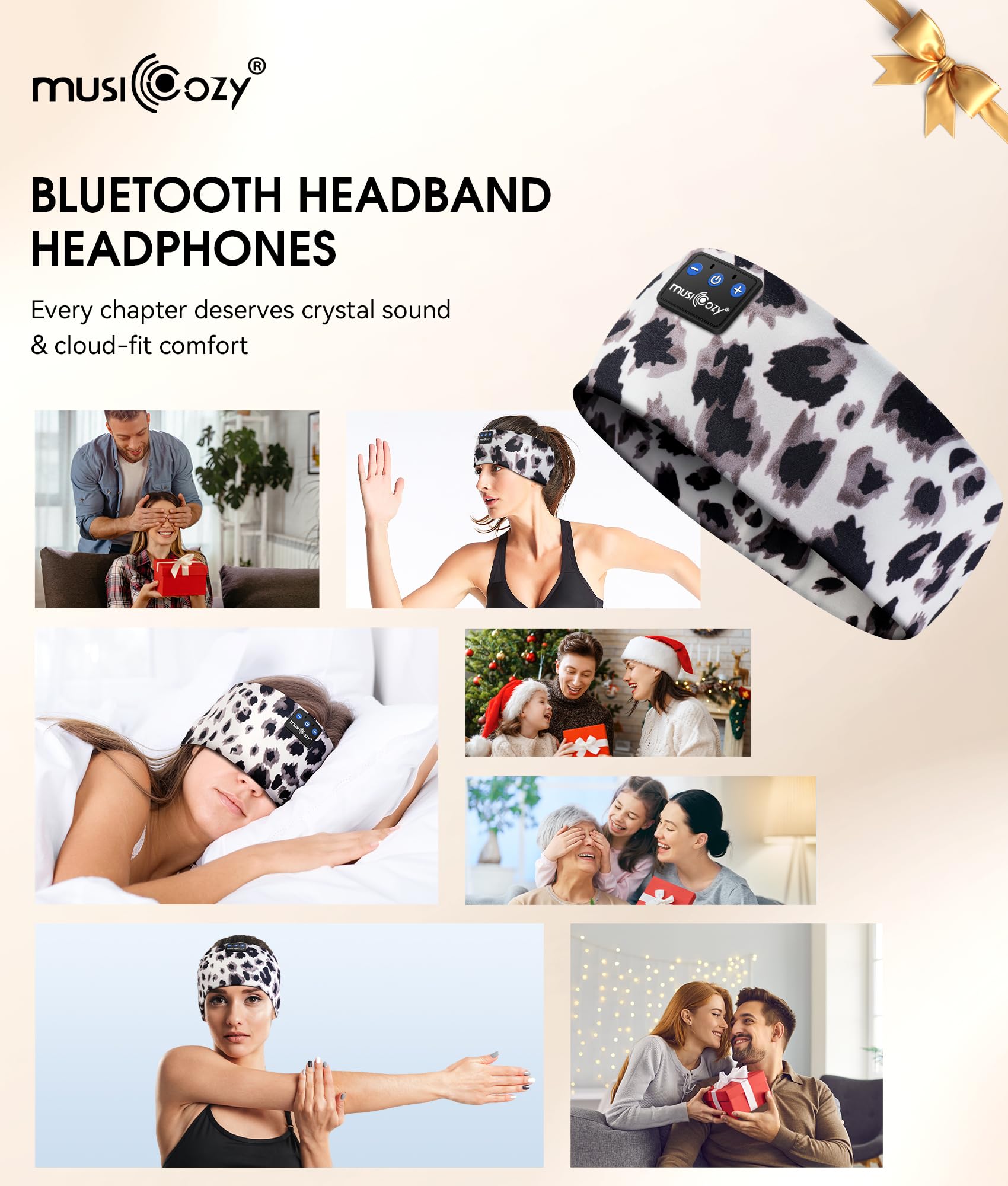 MUSICOZY Bluetooth 5.4 Sleep Headphones Headband Sports Wireless Audio - MUSICOZY Official Product View 8