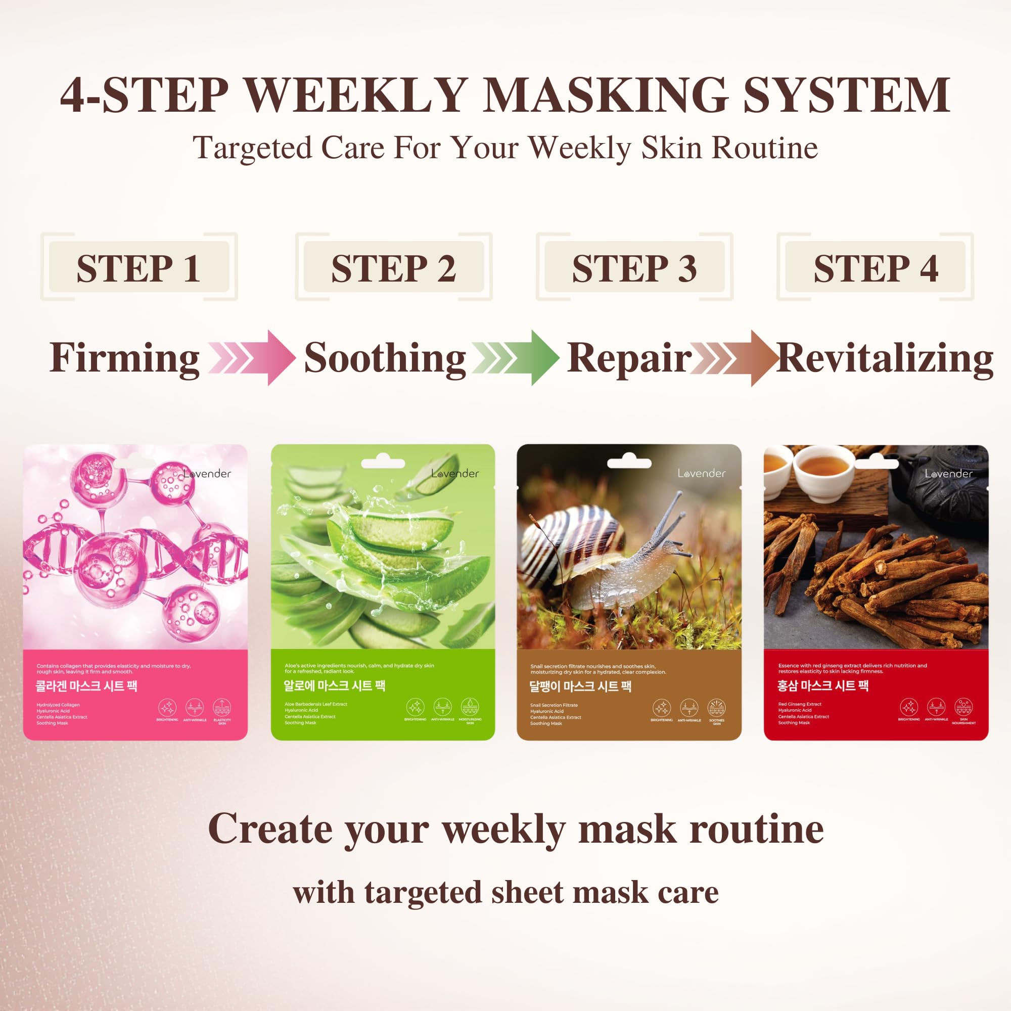 Korean Aloe Sheet Mask, Glass Skin Face Masks, Hydrating, 10 - Generic