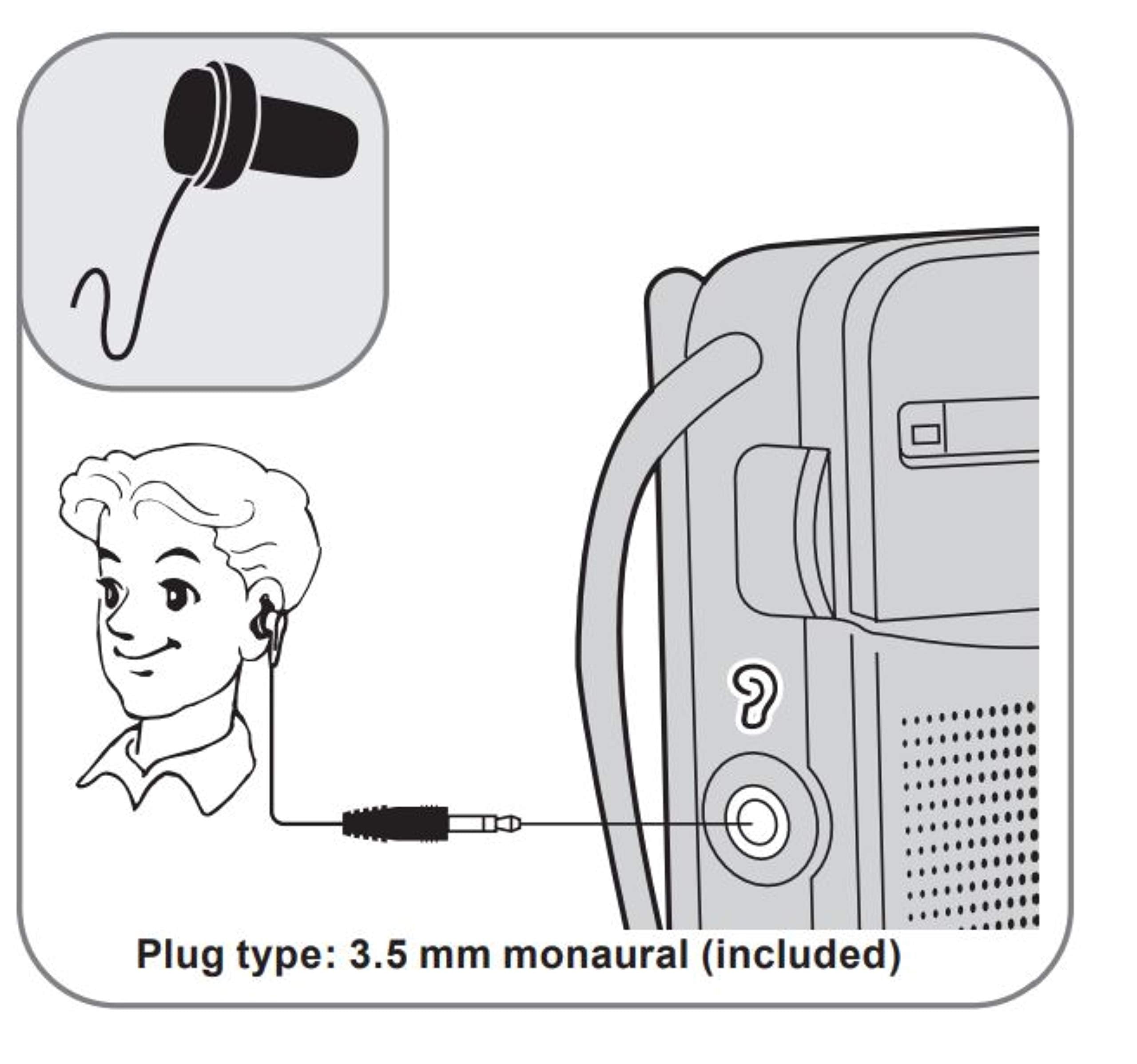Panasonic RF-P50D Pocket AM/FM Radio Silver, Slide Dial