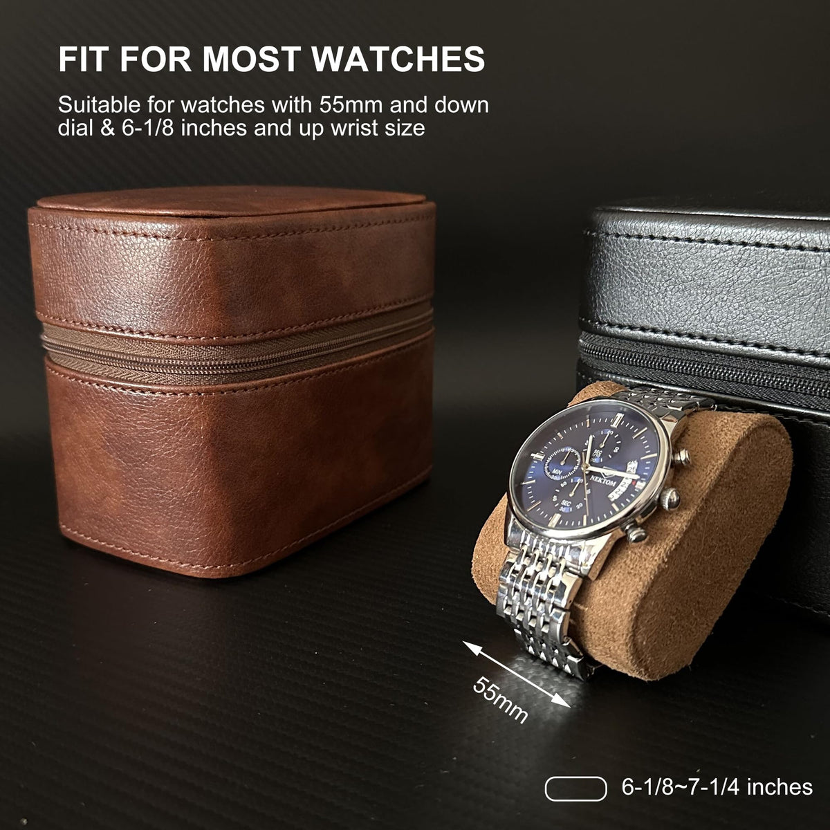 Longjet Watch Travel Case Men and Women with Small Jewelry - LONGJET CRAFTING THE CORE LJ Official Imagery - 7