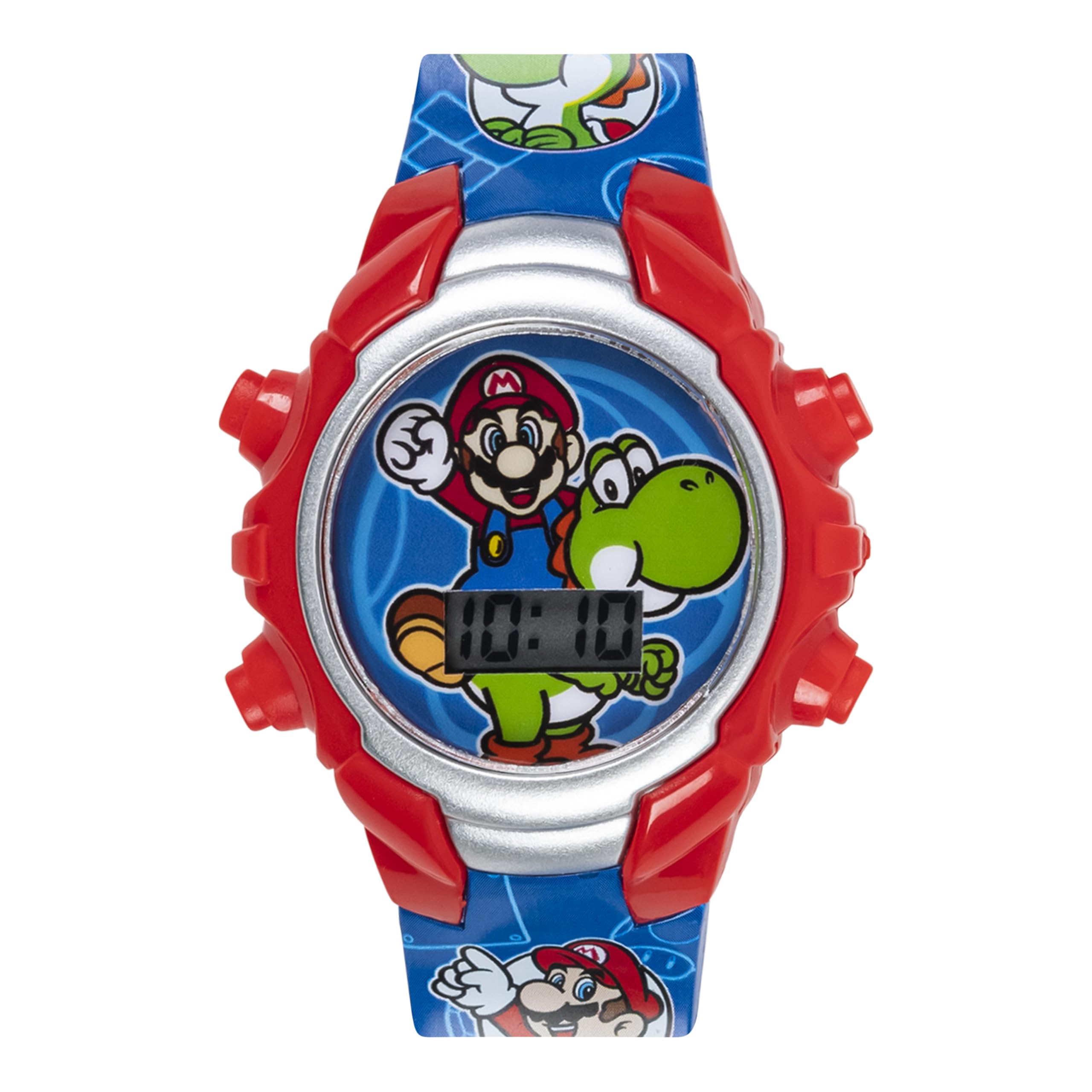 Accutime Super Mario Kids Digital Watch with Yoshi, LED Light Show, So - View 8