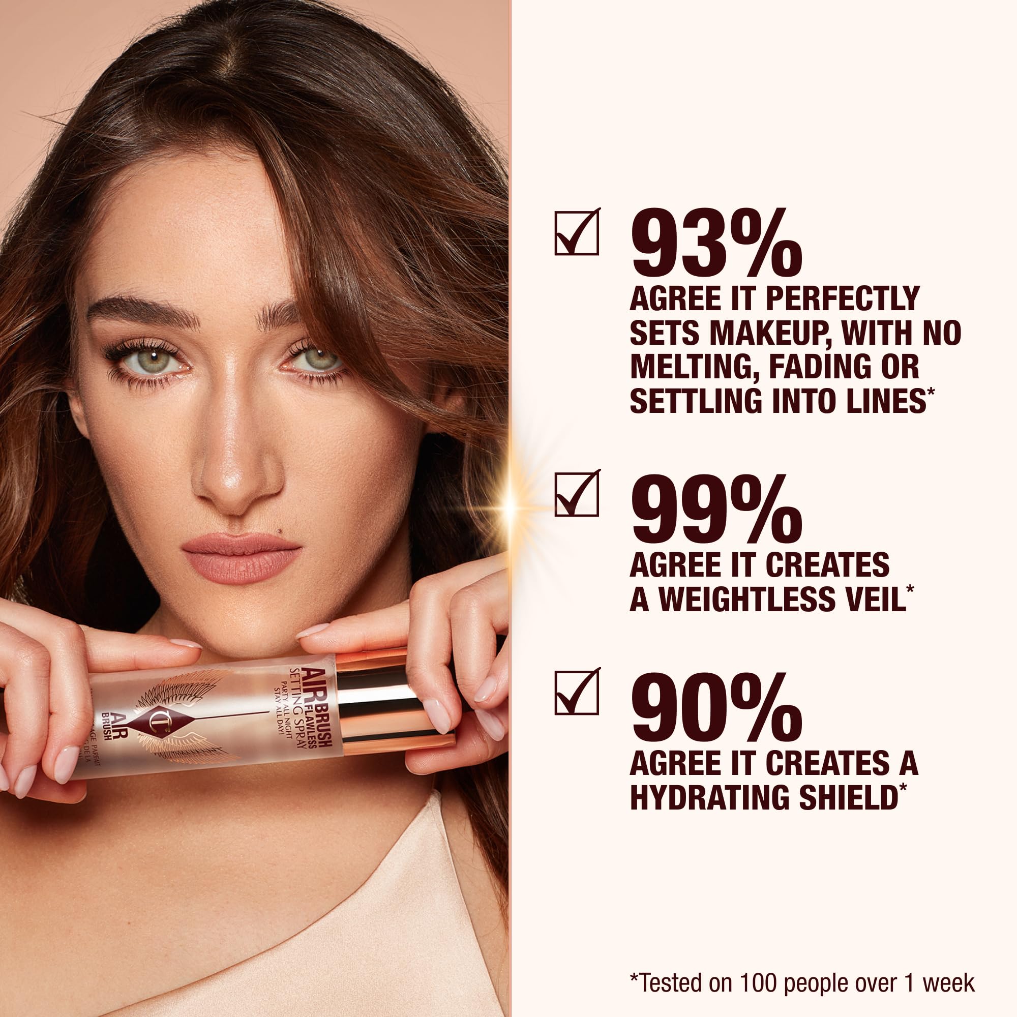 Elefair Tech Charlotte Tilbury Airbrush Flawless Setting Spray - Ultra Fine - Elefair Tech Official Product View 3
