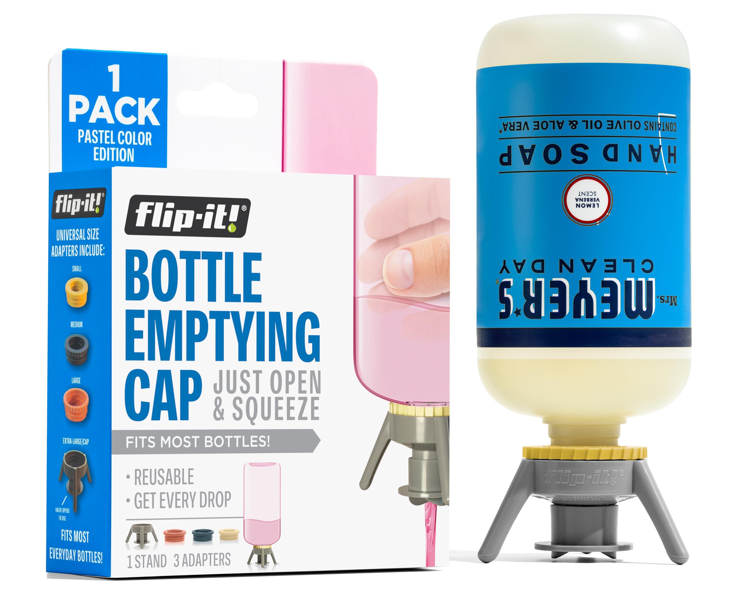 Flip-It! 2-Pack Premium Bottle Emptying Kit – No more wasted product - - View 10