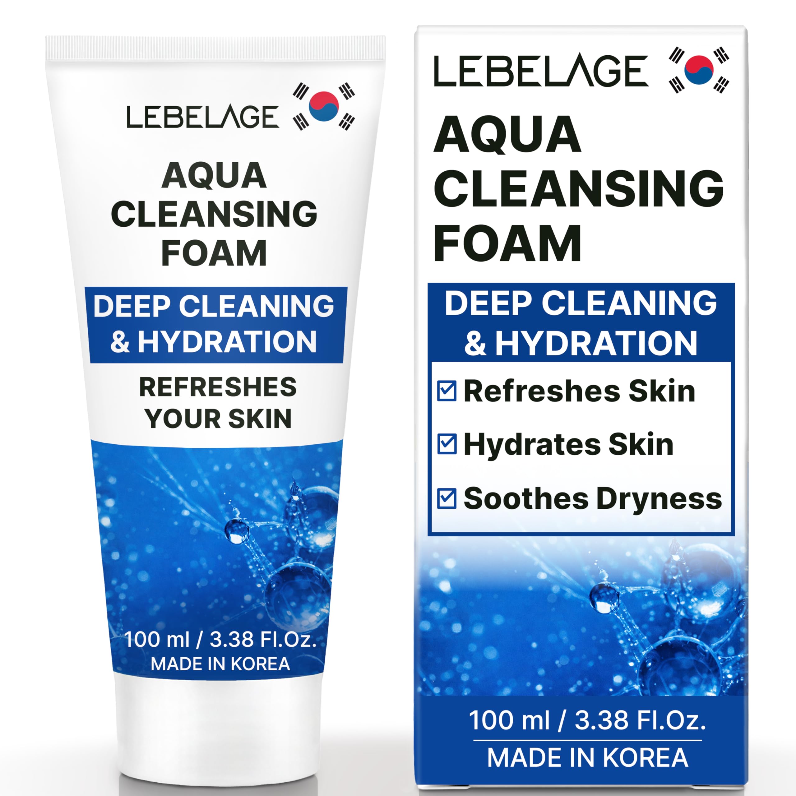 LEBELAGE Korean Snail Facial Cleanser 3.38 oz - LEBELAGE