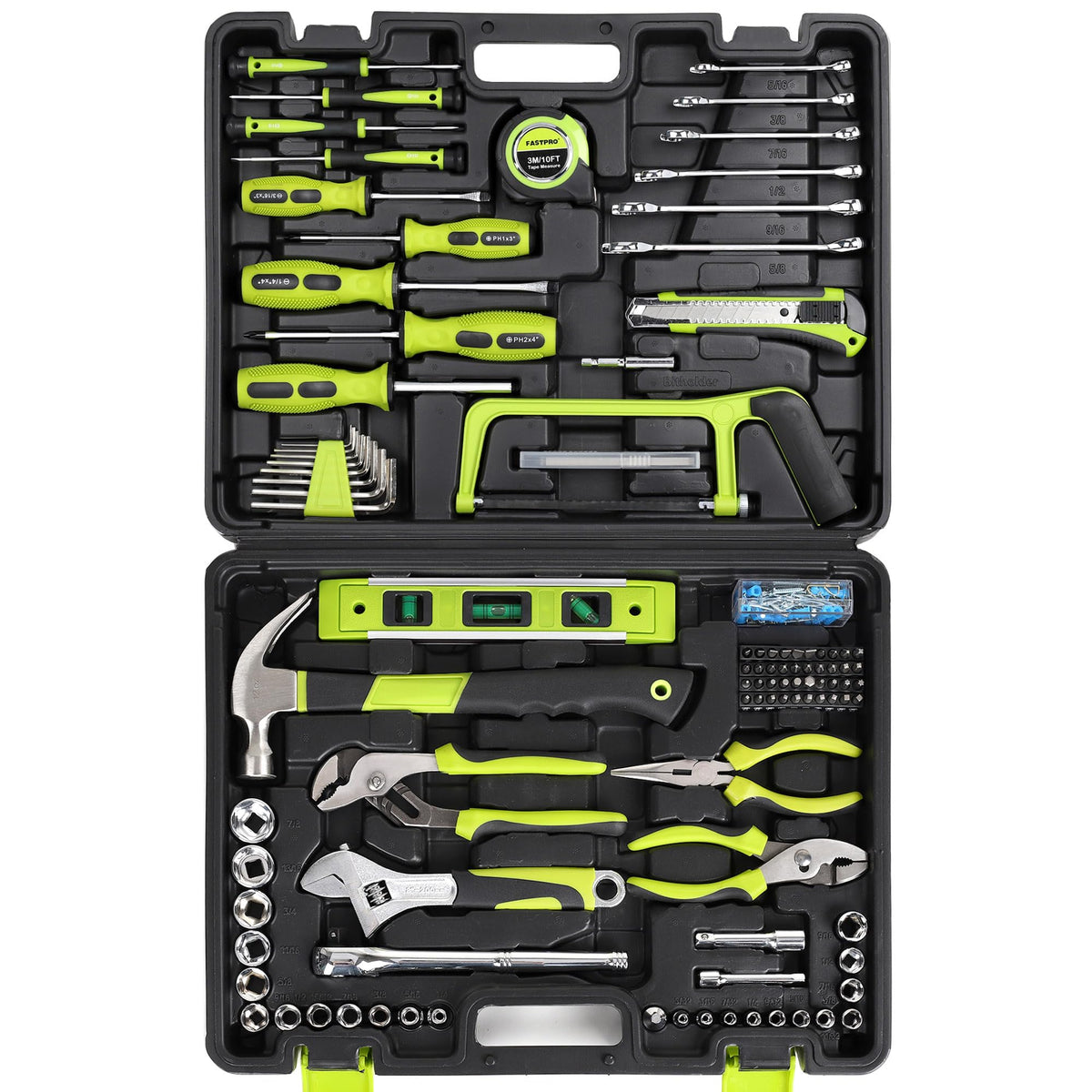 FASTPRO 198 Piece Home Repairing Tool Set with Tool Box - FASTPRO Official Imagery - 2