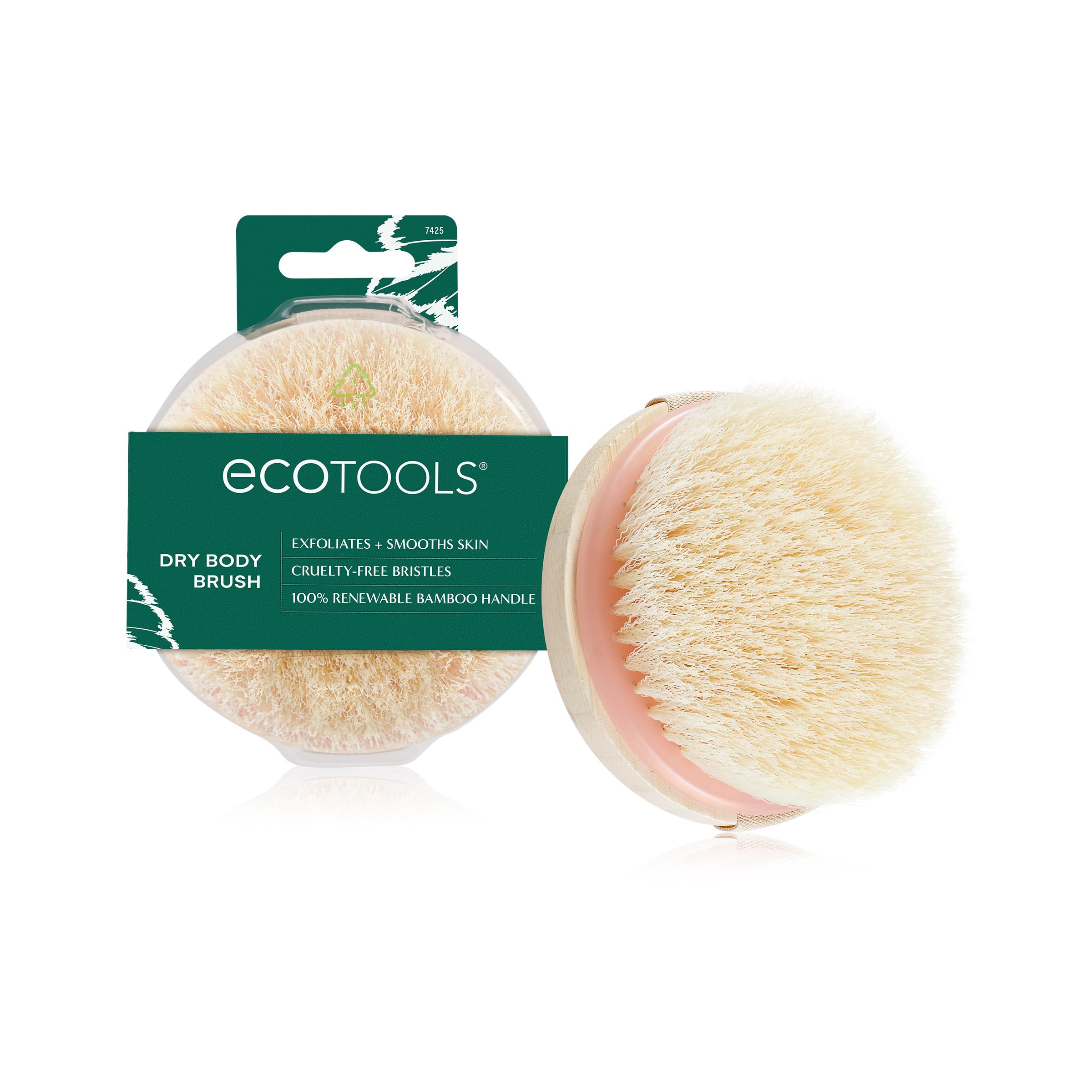 EcoTools Dry Body Brush for Dry Brushing, Smooth Skin, 1 Count - Product Imagery
