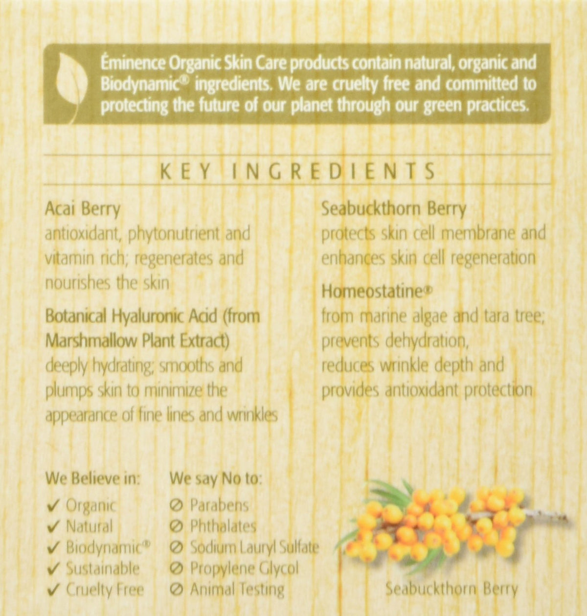 Eminence Firm Skin Acai Moisturizer 2 Fl Oz - Eminence Official Imagery - 7