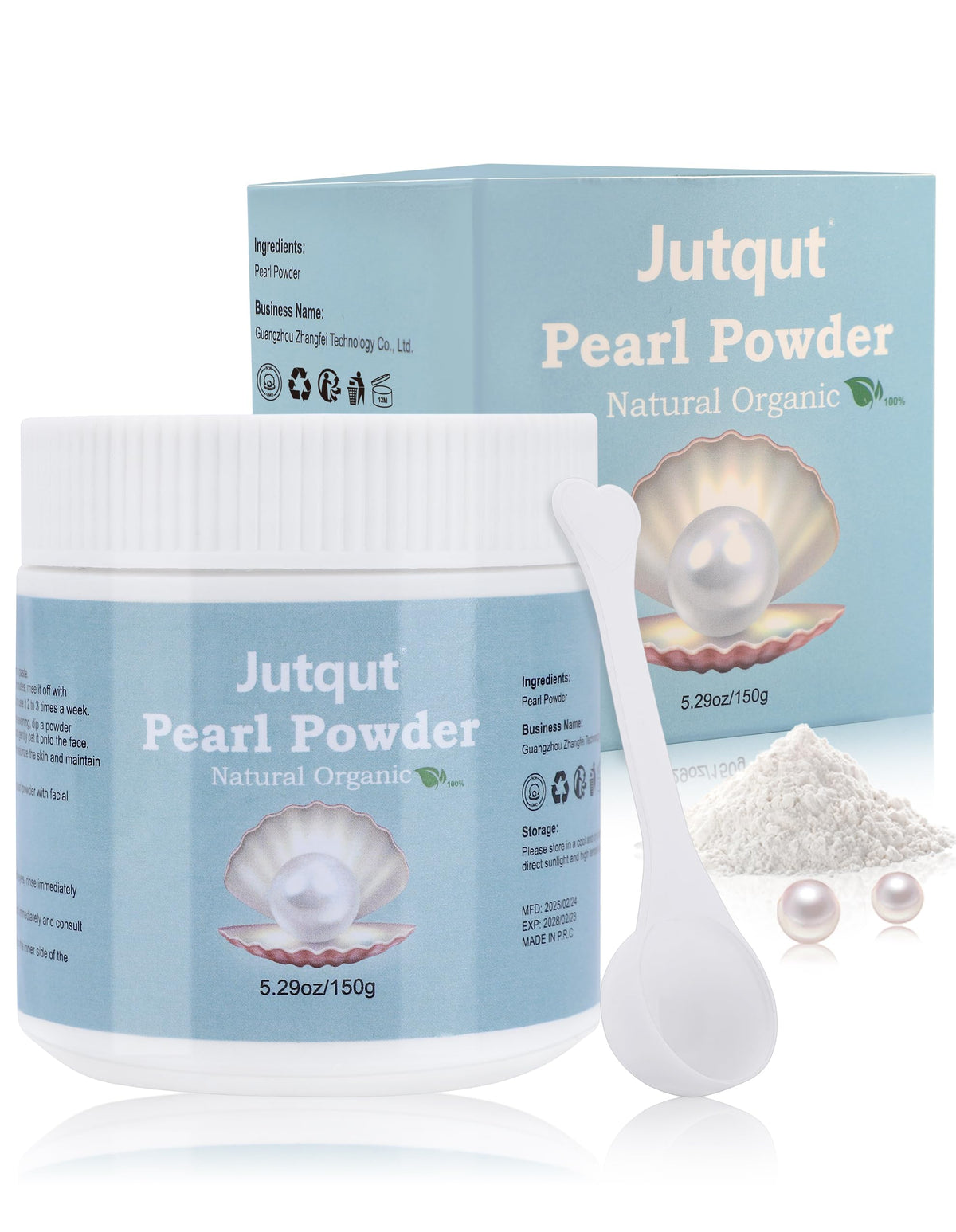 Freshwater Pearl Powder Organic 100g100 Natural Pearl Powder - Jutqut Official Imagery - 8
