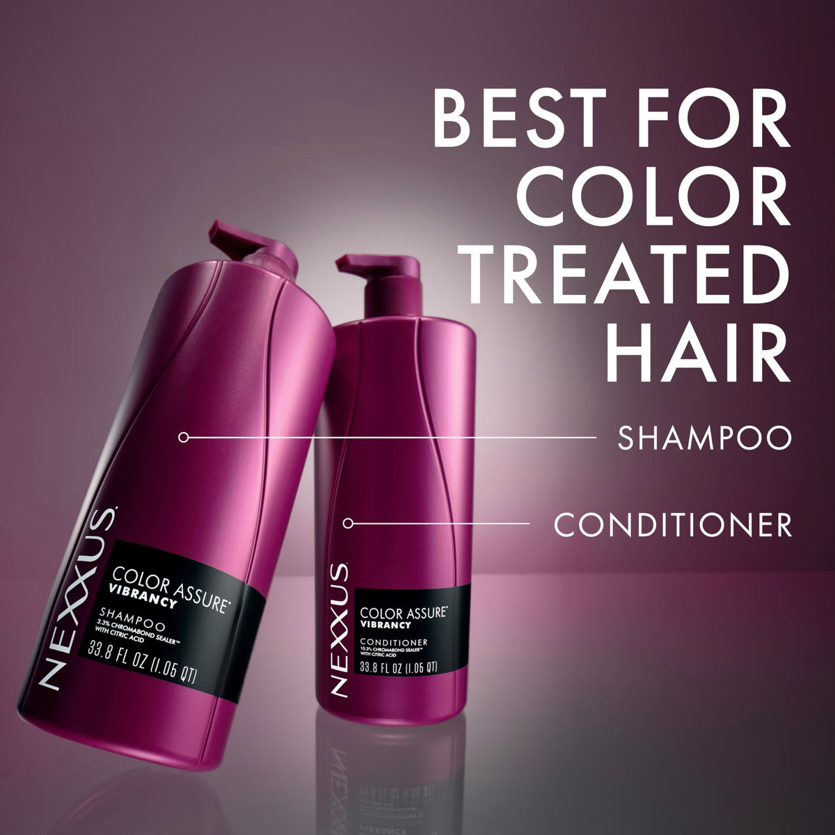 Nexxus Color Assure Vibrancy Shampoo Conditioner Set 33 8 oz - Nexxus Official Imagery - 7