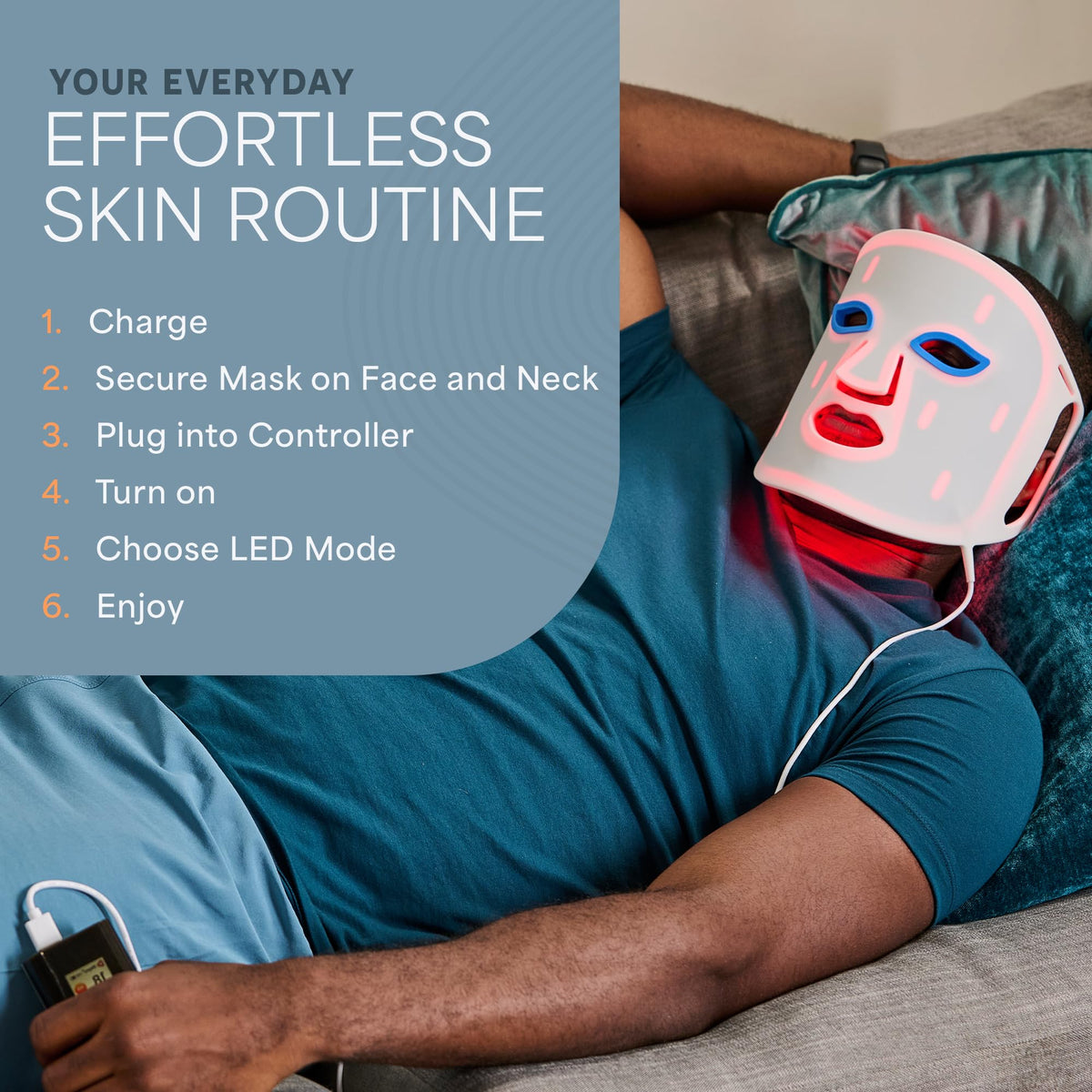 LifePro Revitaglow Red Light Therapy Mask - Premium Selection Official Imagery - 7
