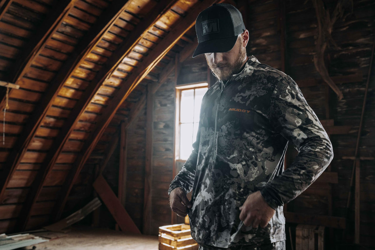 Muddy Men s TRX Lightweight Quarter Zip Shirt - Muddy Official Imagery - 6