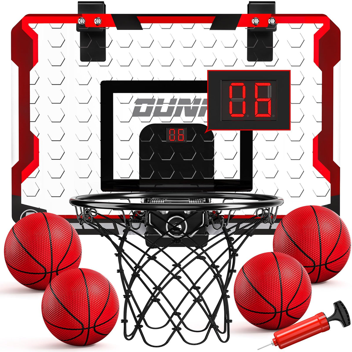 TEMI Indoor Basketball Hoop for Kids Door Room Basketball - TEMI Official Imagery - 2