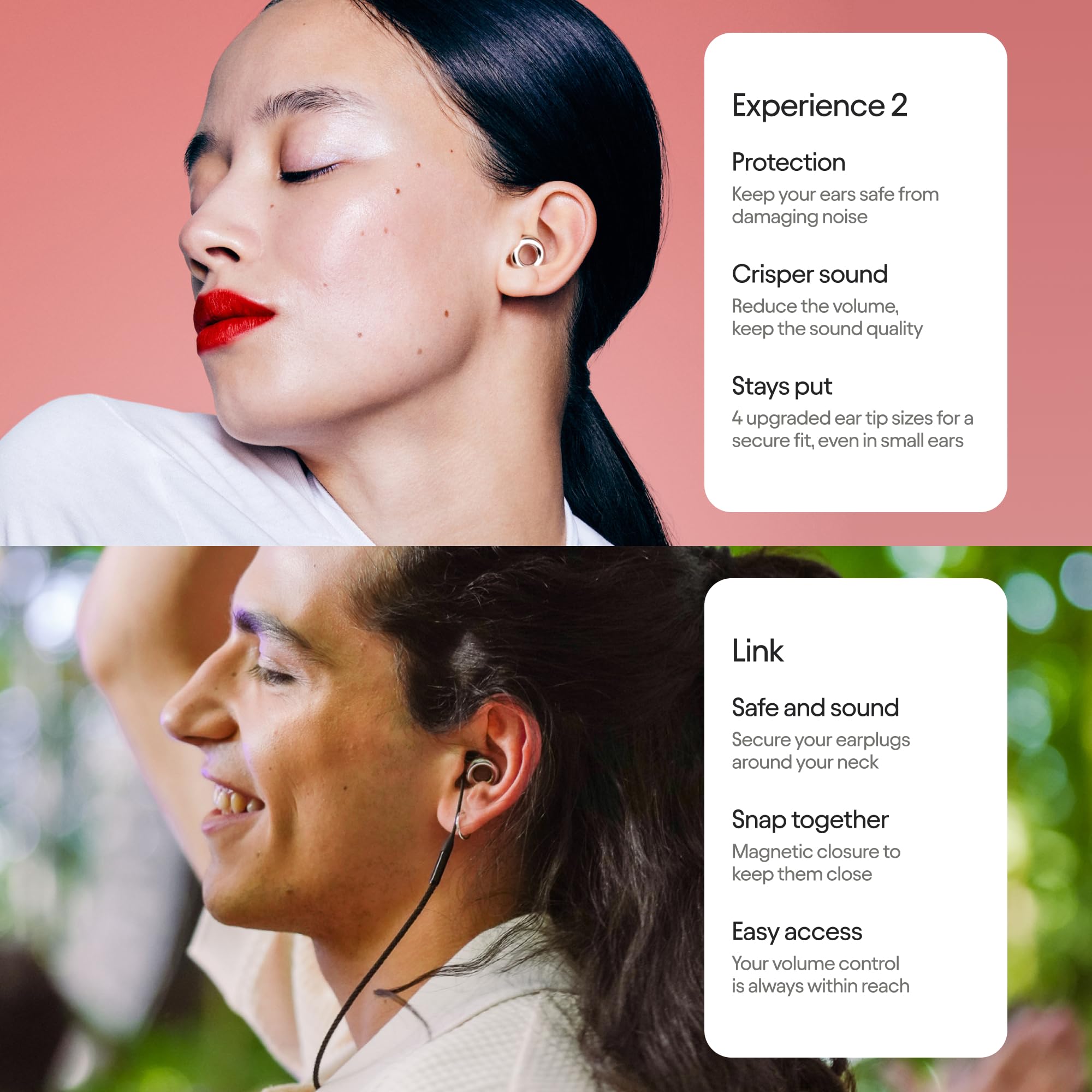 Loop Earplugs Experience Bundle Loop Experience 2 + Link | Reusable Ear Plugs fo - Loop Official Product View 3