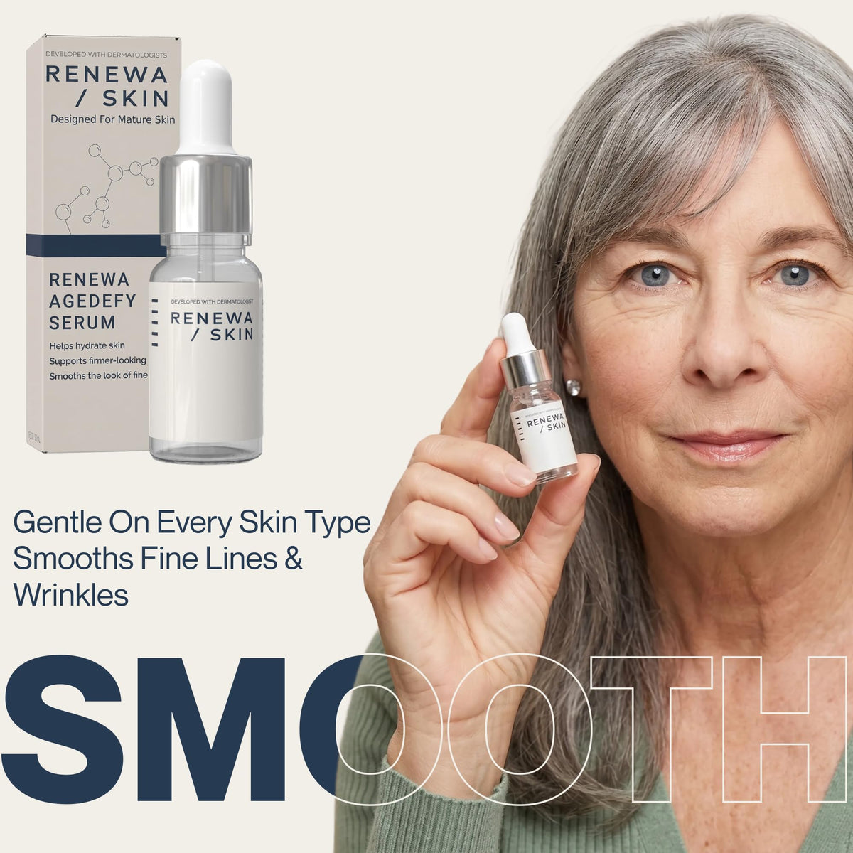RenewaSkin AgeDefy Niacinamide 5 Serum Lightweight Hydrating - Renewa Skin Official Imagery - 6